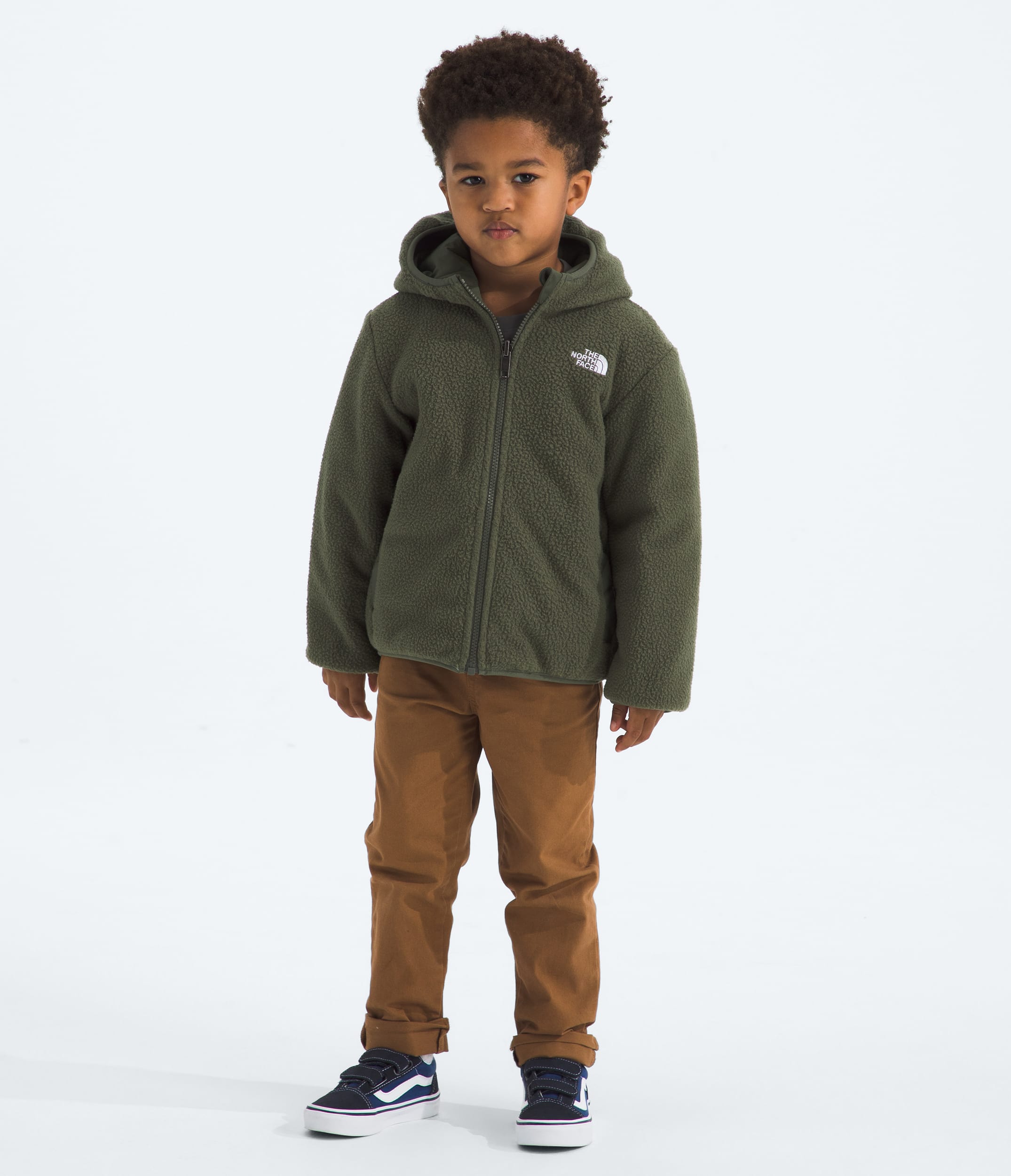 Kids Boys Reversible Shasta FullZip Hooded Jacket TNF HEROREV