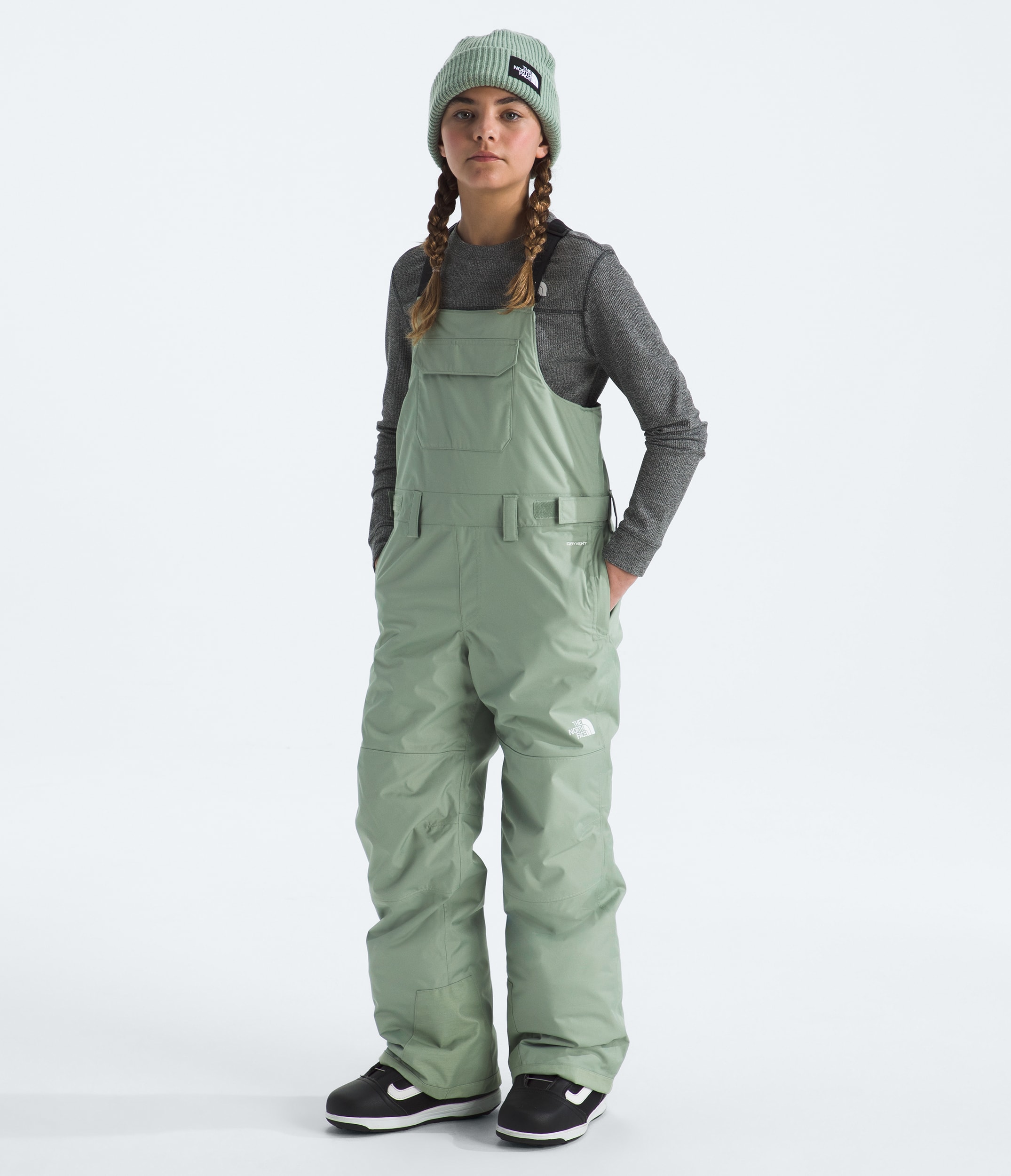 Boys  Girls Freedom Insulated Bibs TNF HERO2