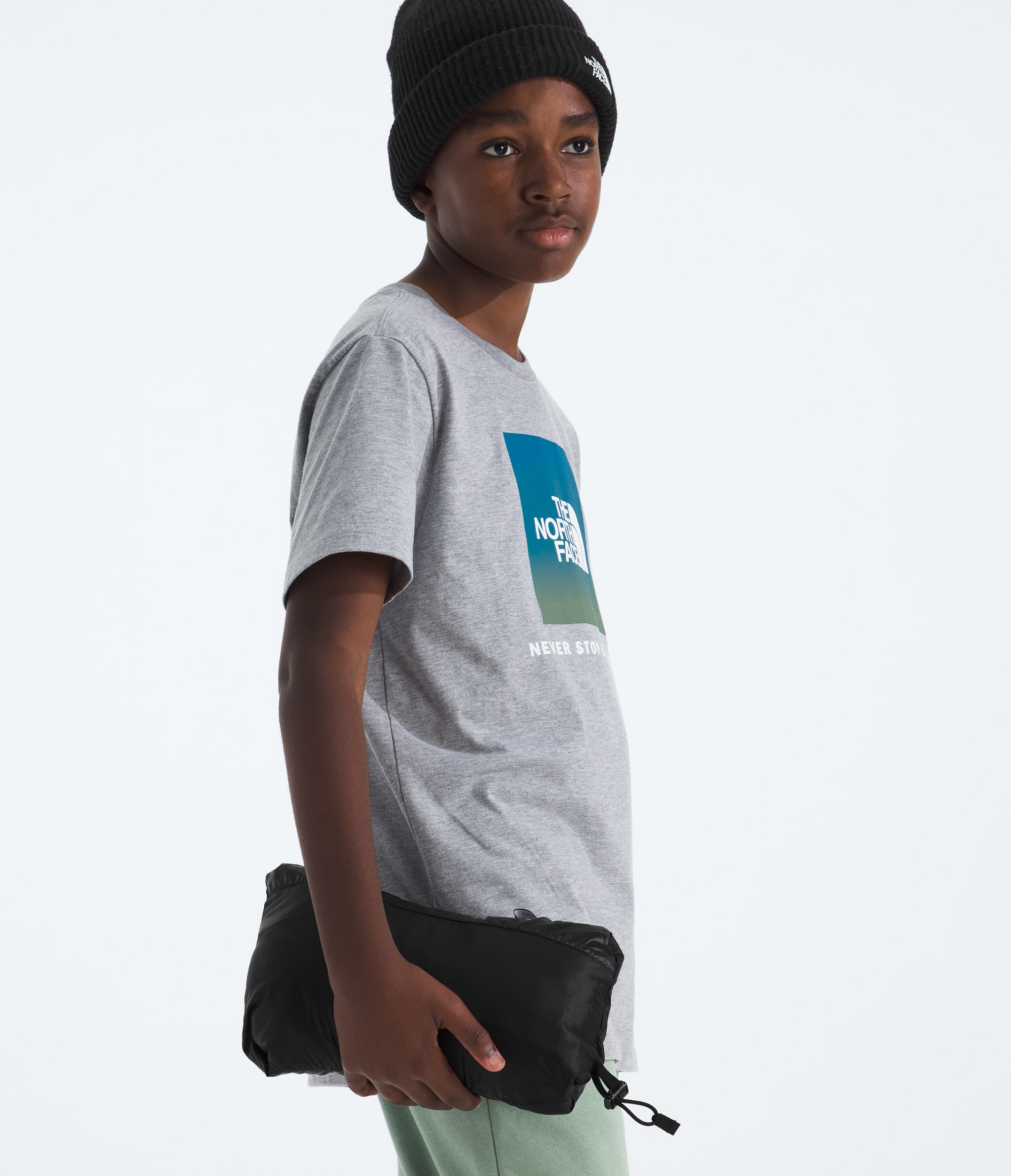 Boys  Girls THERMOBALL Hooded Jacket TNF TNF Black MODELALT6