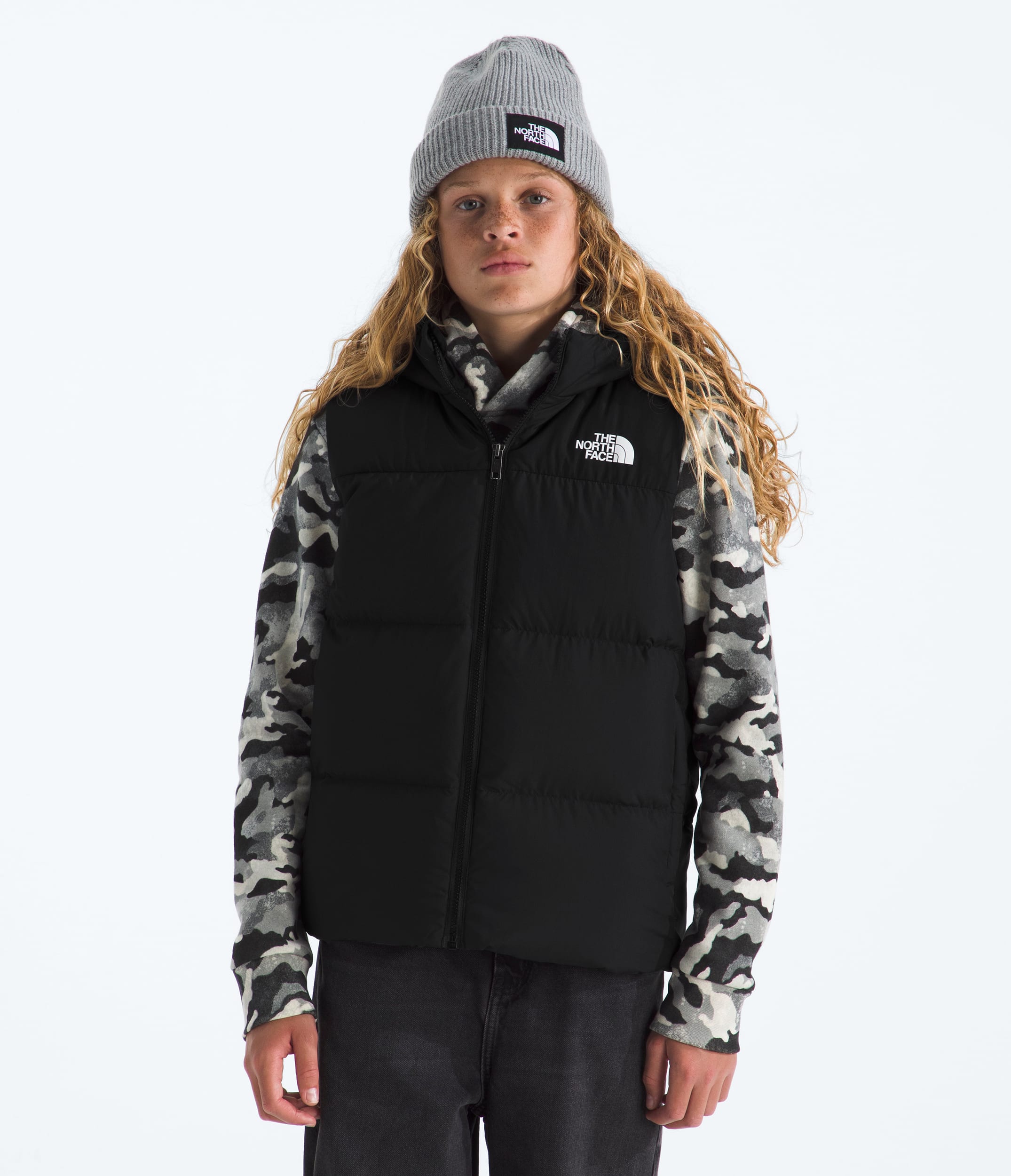 Boys  Girls North Down Hooded Vest TNF HERO2