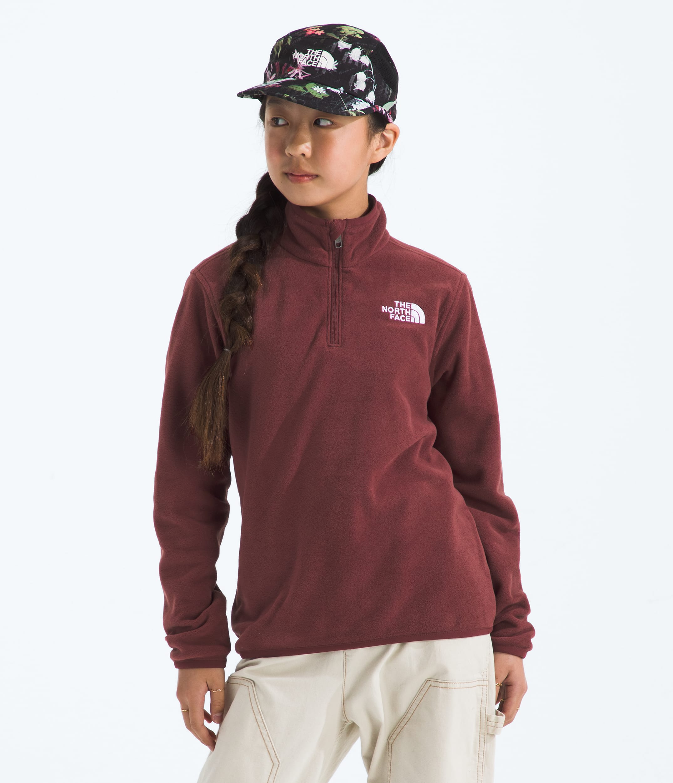 Boys  Girls Glacier Zip Pullover TNF HERO3