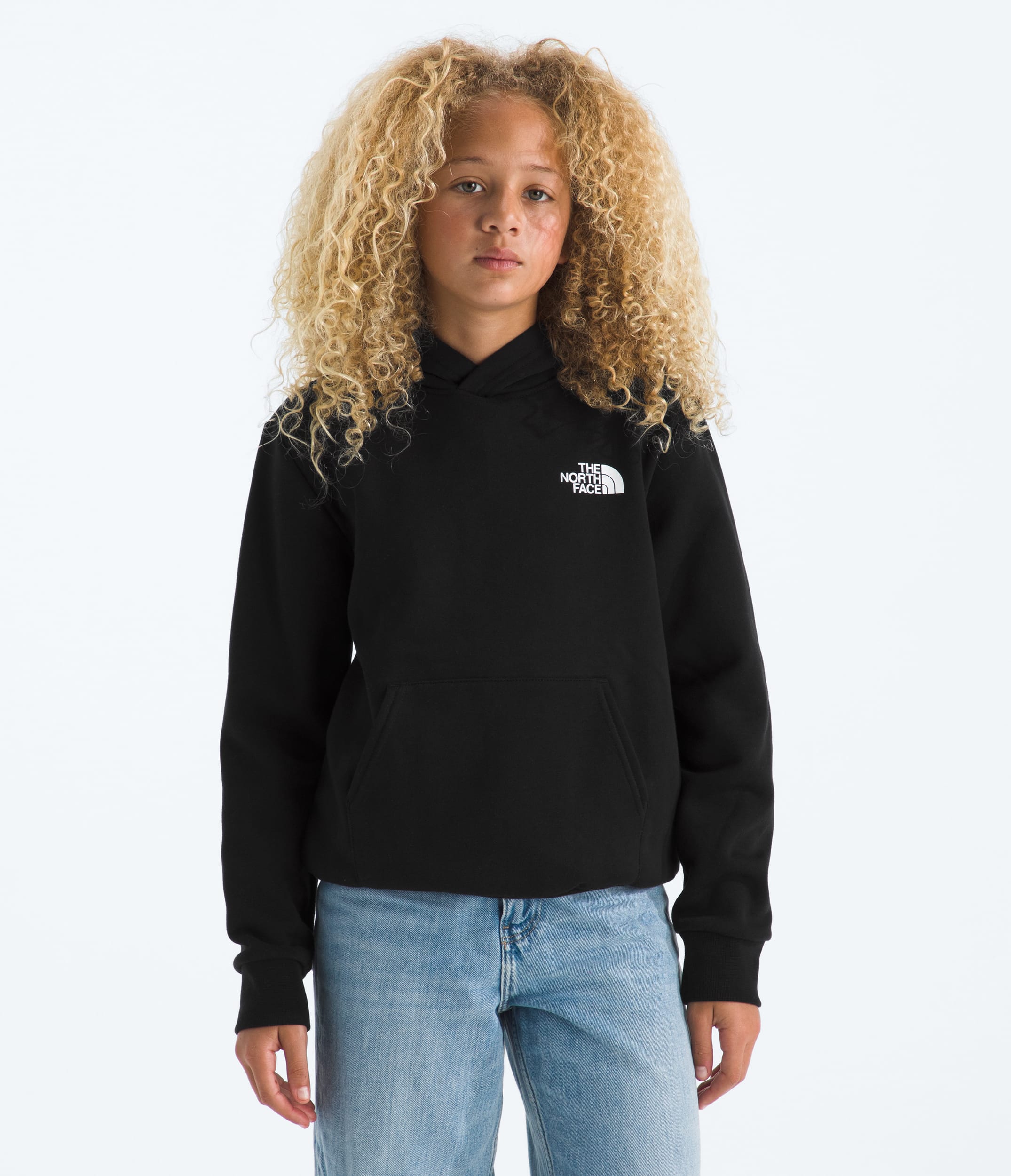 Boys  Girls Evolution Box NSE Pullover HoodieGraphic TNF TNF Black HERO3