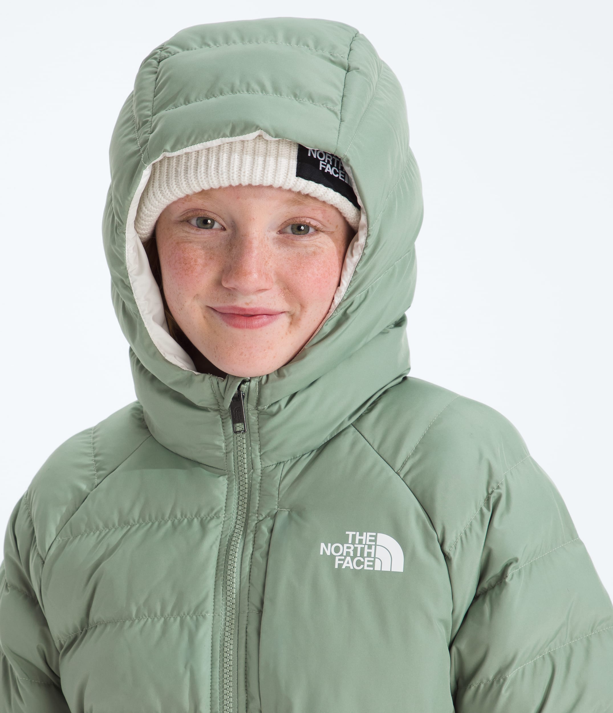 Girls Reversible Perrito Parka TNF MODELHOOD2