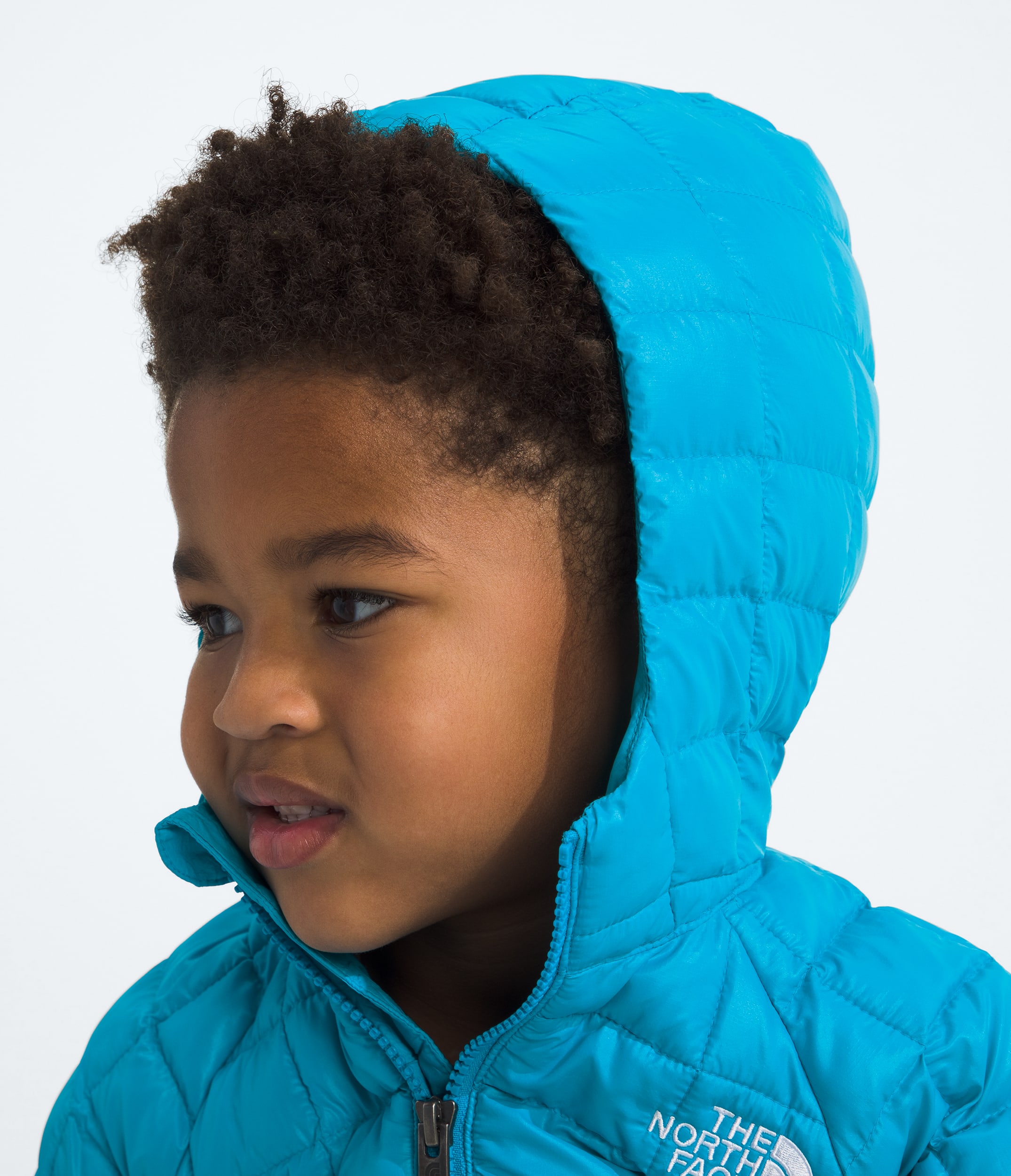 Kids THERMOBALL Hooded Jacket TNF MODELHOOD2