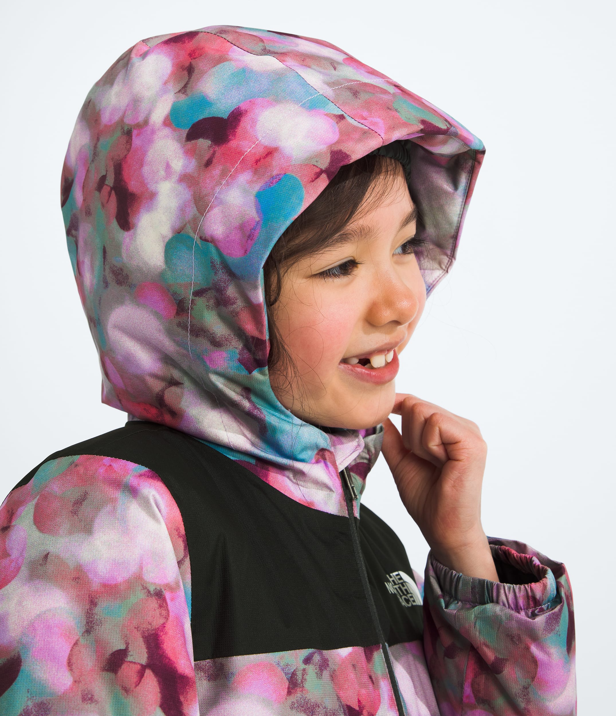Kids Freedom Snow SuitPrint TNF MODELHOOD2