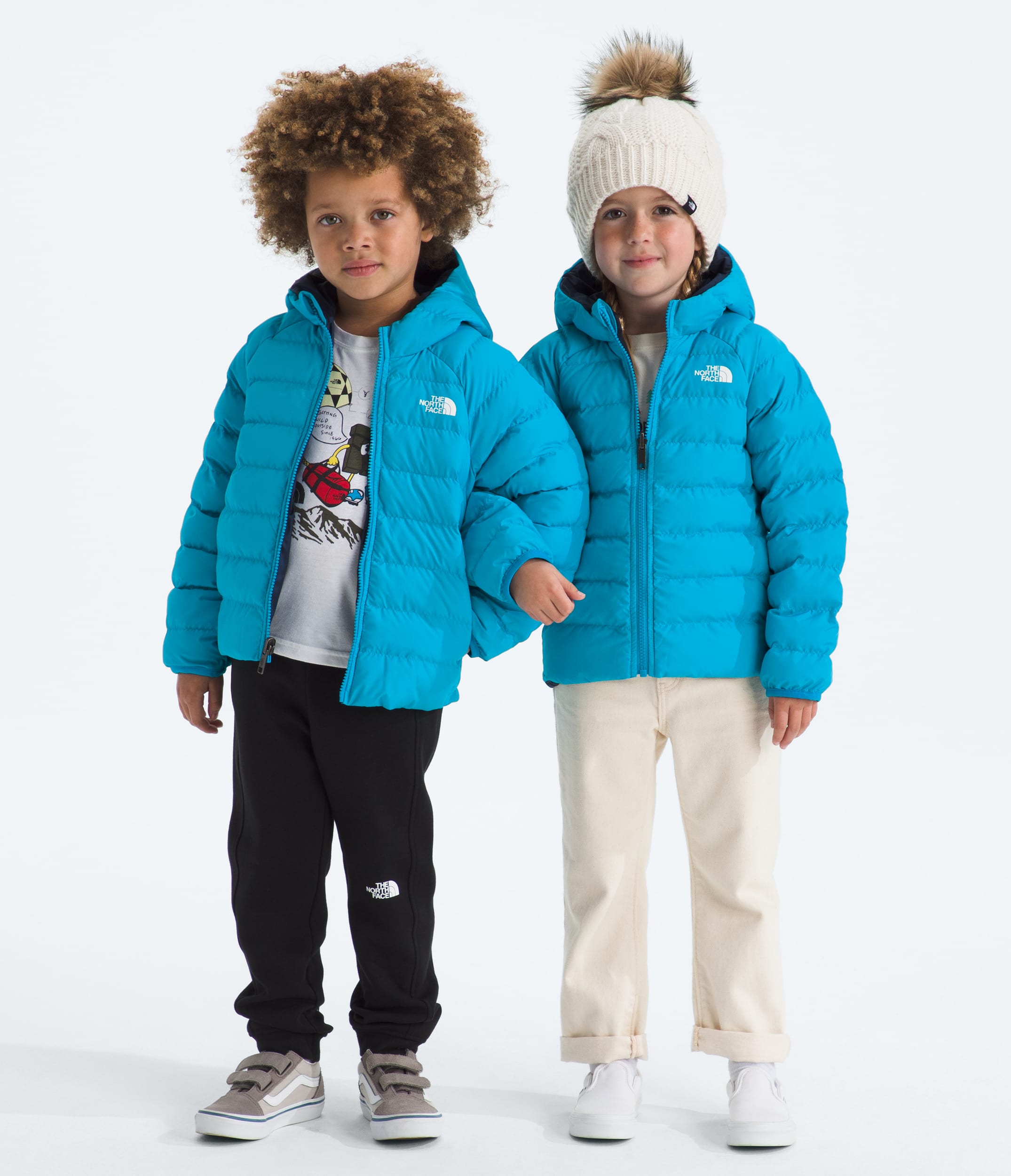 Kids Reversible Perrito Hooded Jacket TNF Main