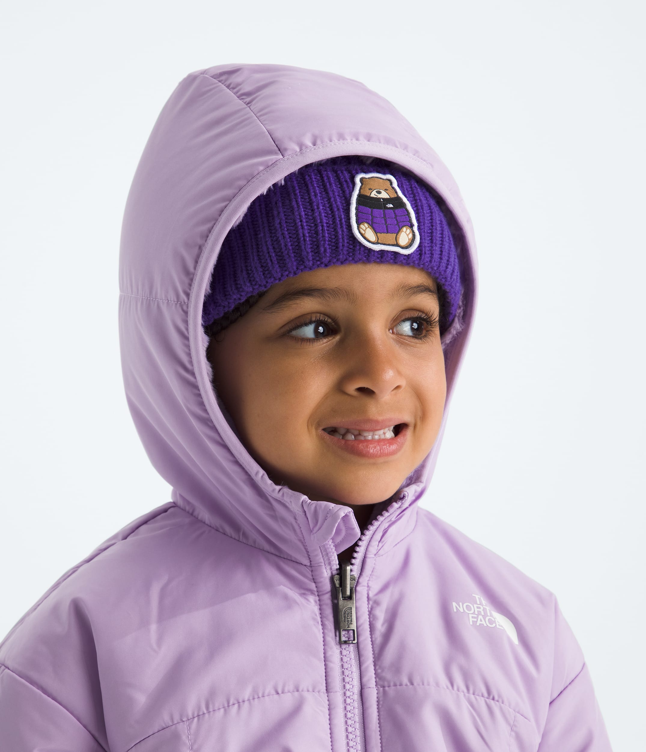 Kids Girls Reversible Shasta FullZip Hooded Jacket TNF MODELHOOD2