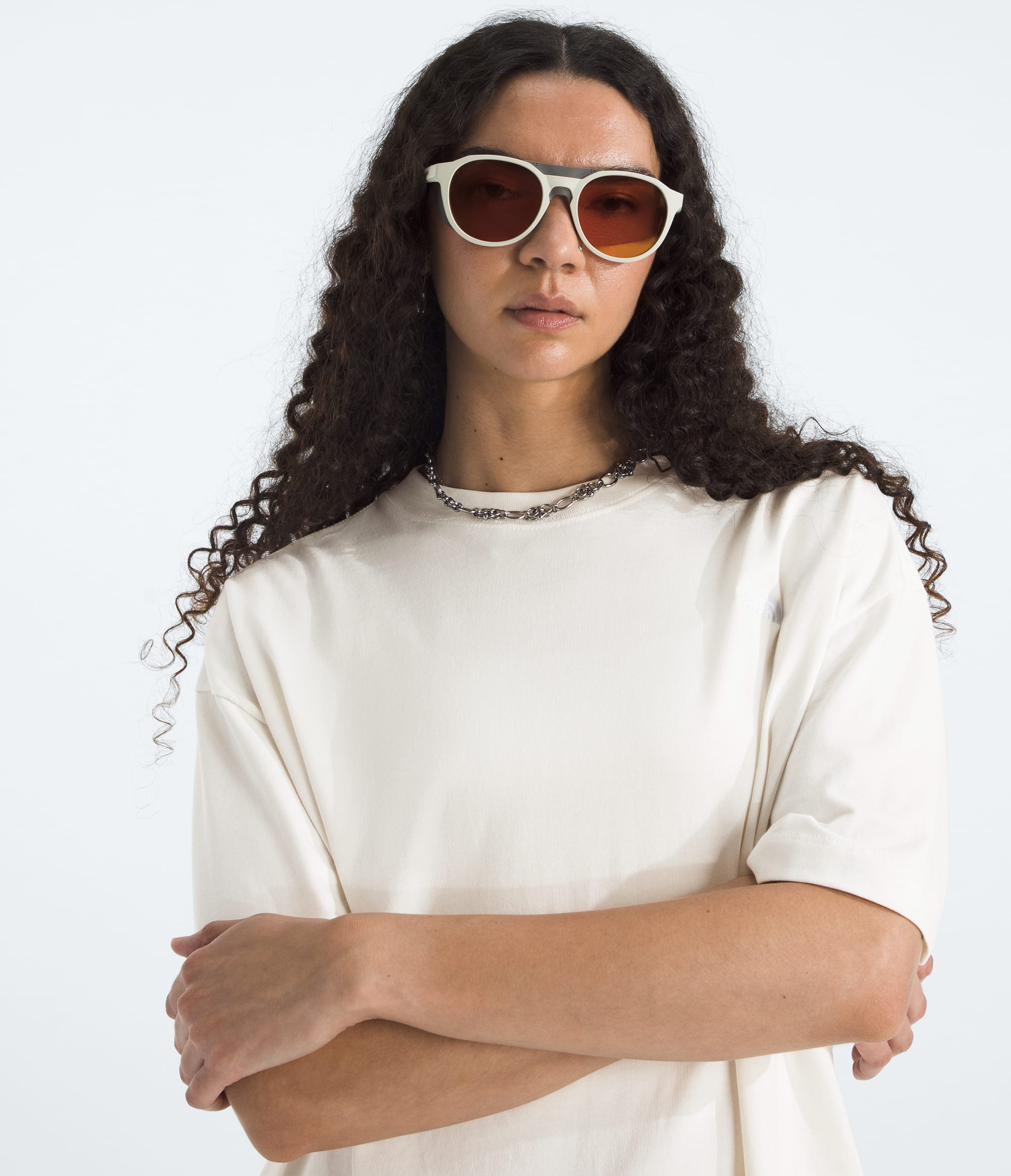 Womens TNF Essential Simple Dome Oversized ShortSleeve Tee TNF HERO2