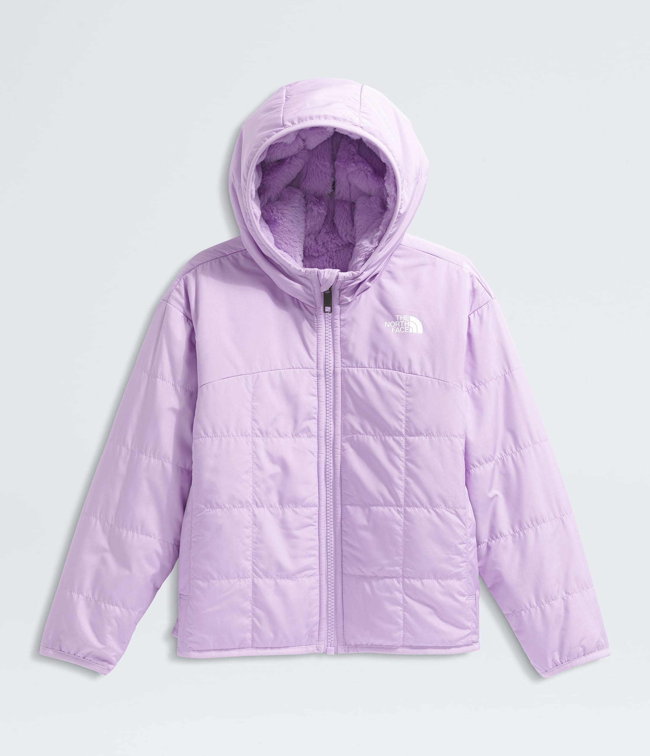 Girls Reversible Shasta FullZip Hooded Jacket TNF ALTFRONT
