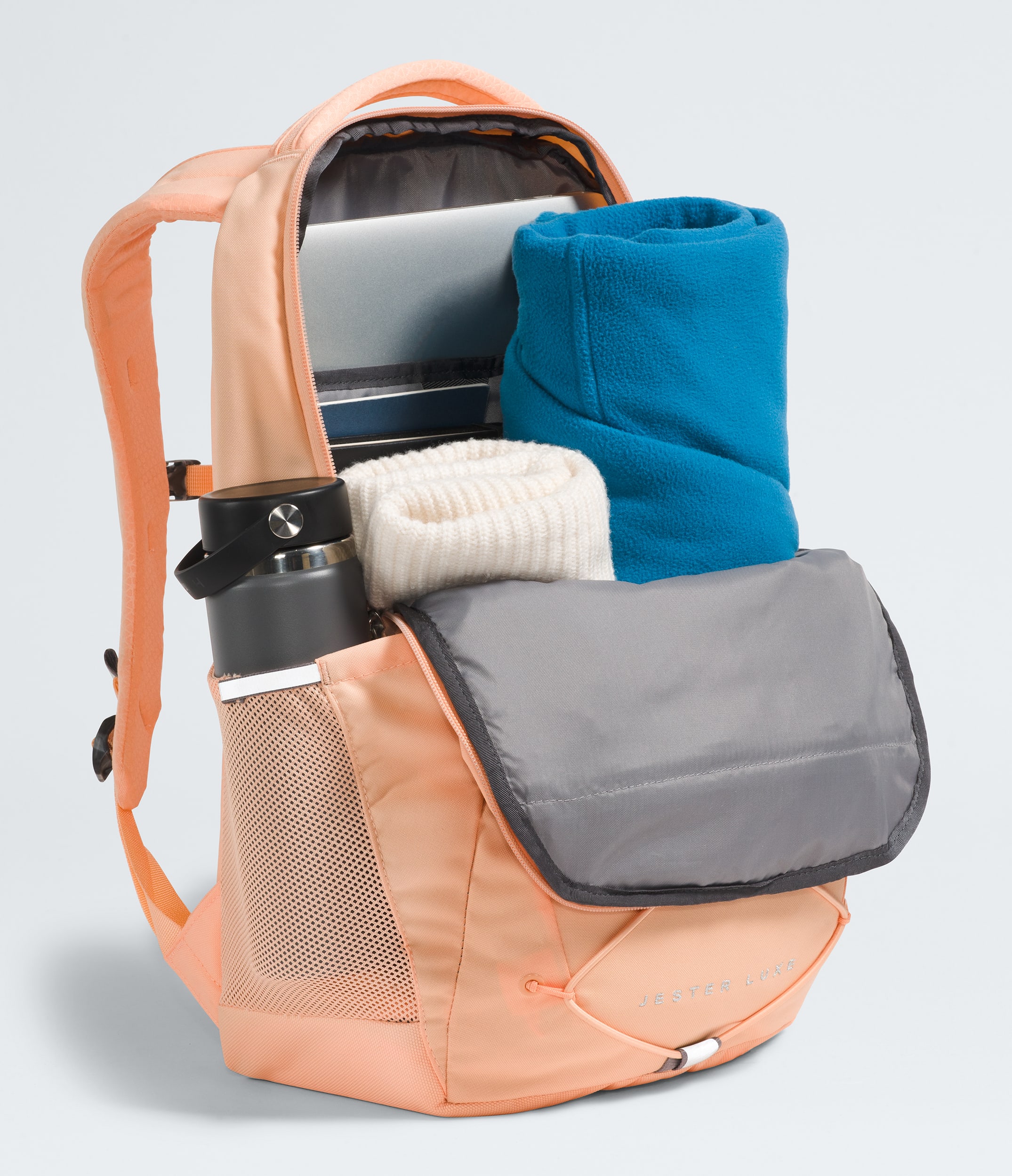 Womens Jester Luxe Backpack TNF Calcite SandSilver Metallic INT