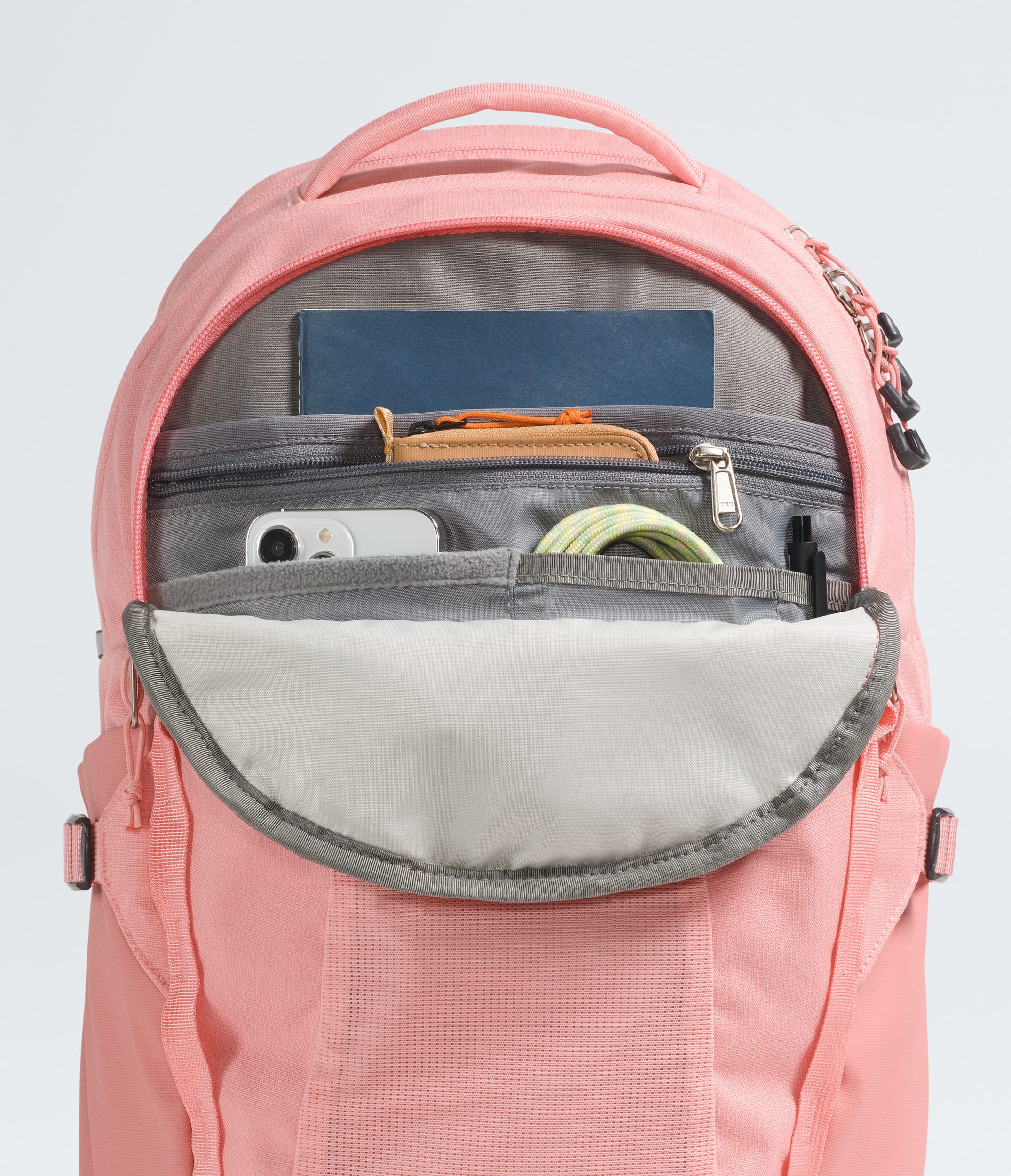 Womens Recon Backpack TNF Terracotta Dark HeatherTNF White DETAIL1