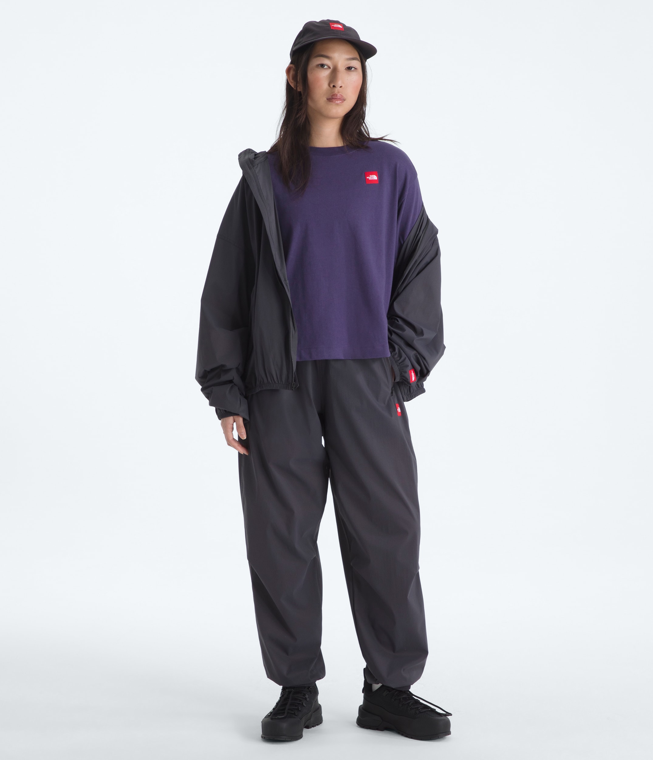 Womens TNF Red Box ShortSleeve Boxy Tee TNF HERO2