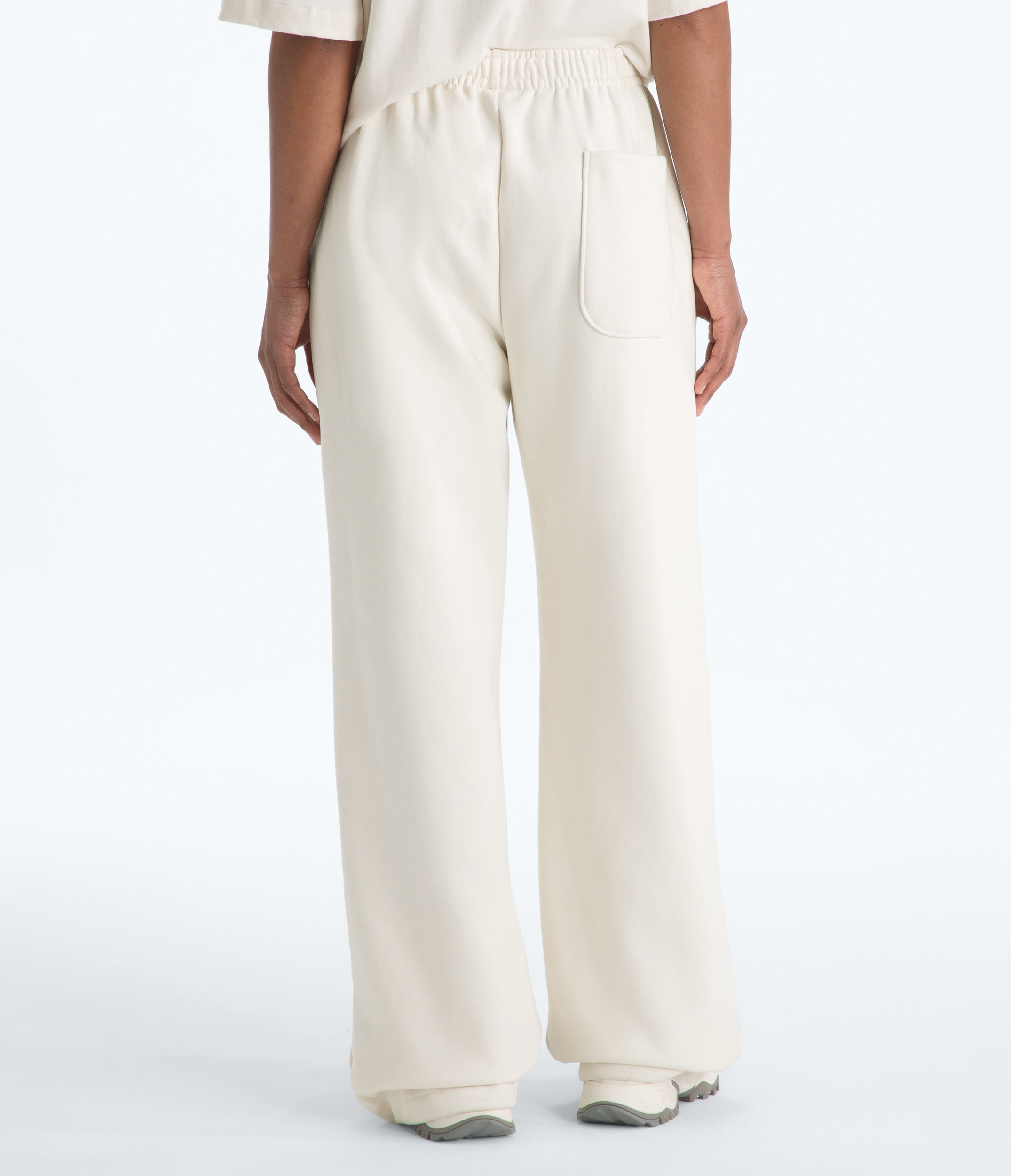 Womens TNF Red Box Sweatpants TNF White Dune BACK