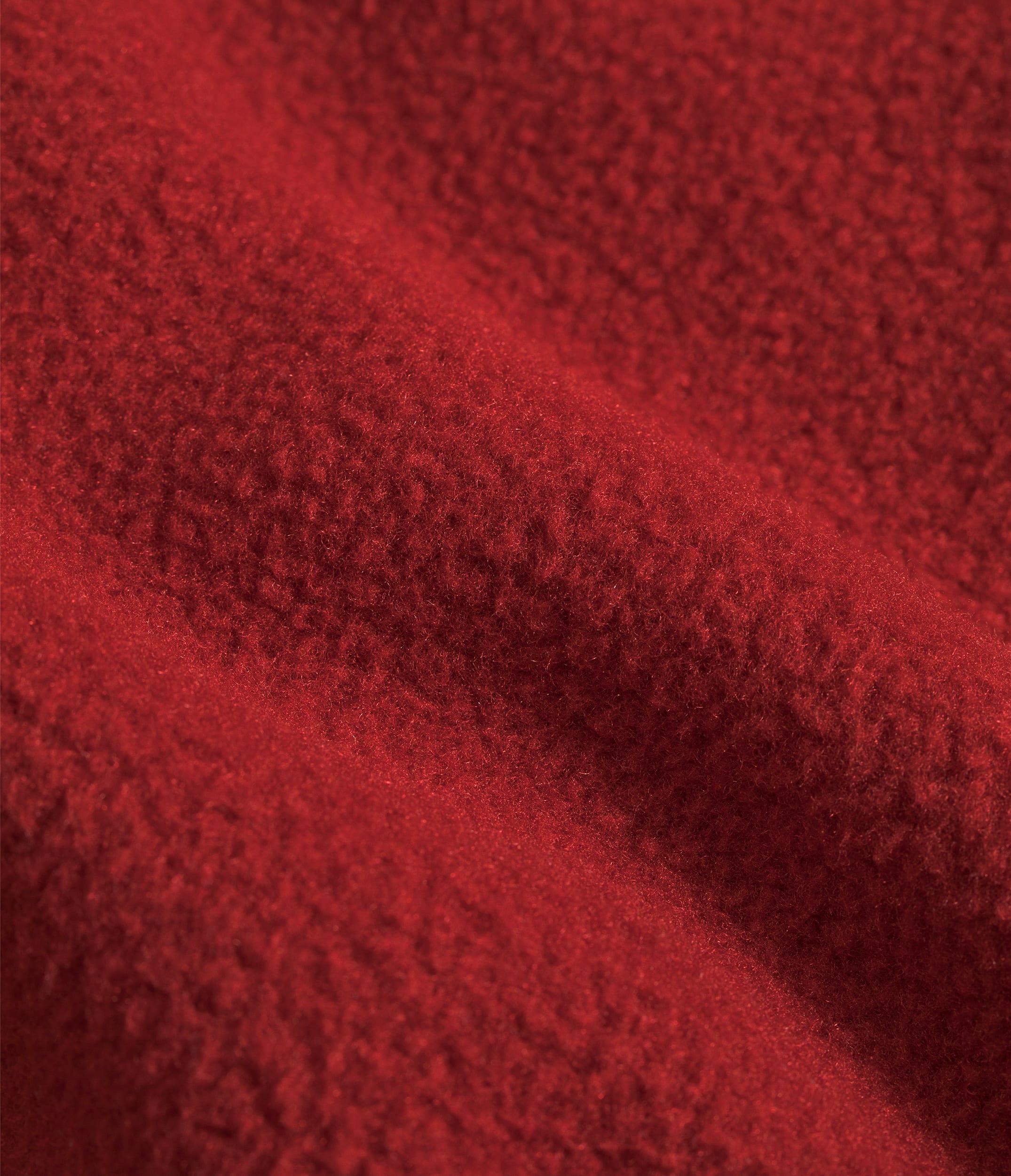 Mens TNF Red Box Zip Fleece TNF DETAIL3