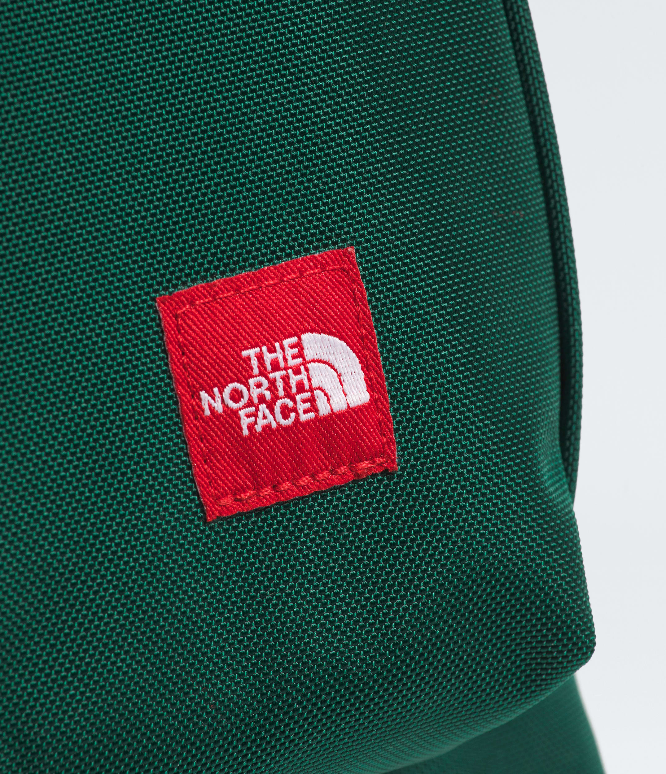 TNF Red Box Tote Bag TNF Hunter Green DETAIL3