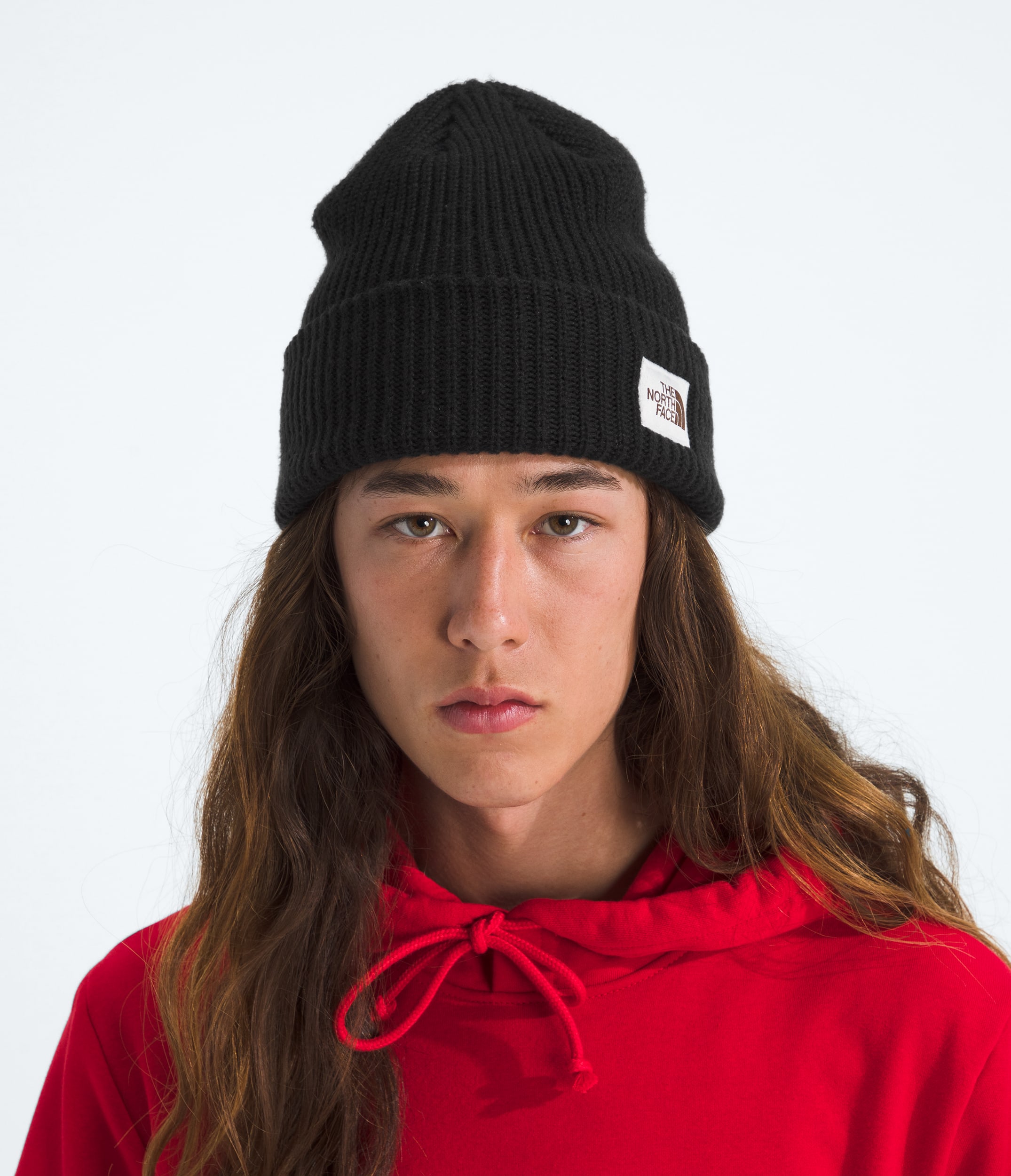 Salty Bae Lined Beanie TNF MODELBACK