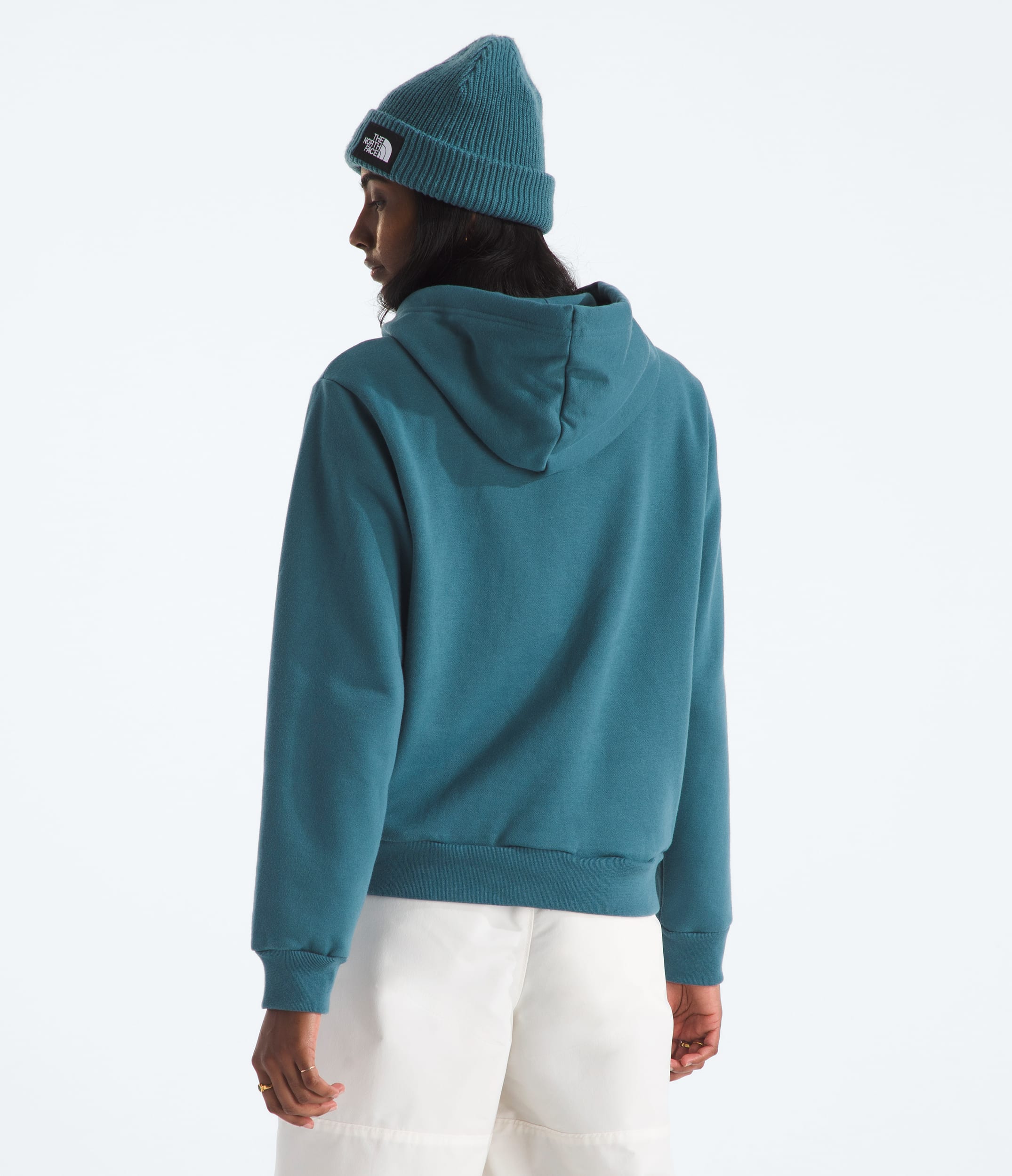 Womens Evolution Half Dome Regular Hoodie TNF BACK