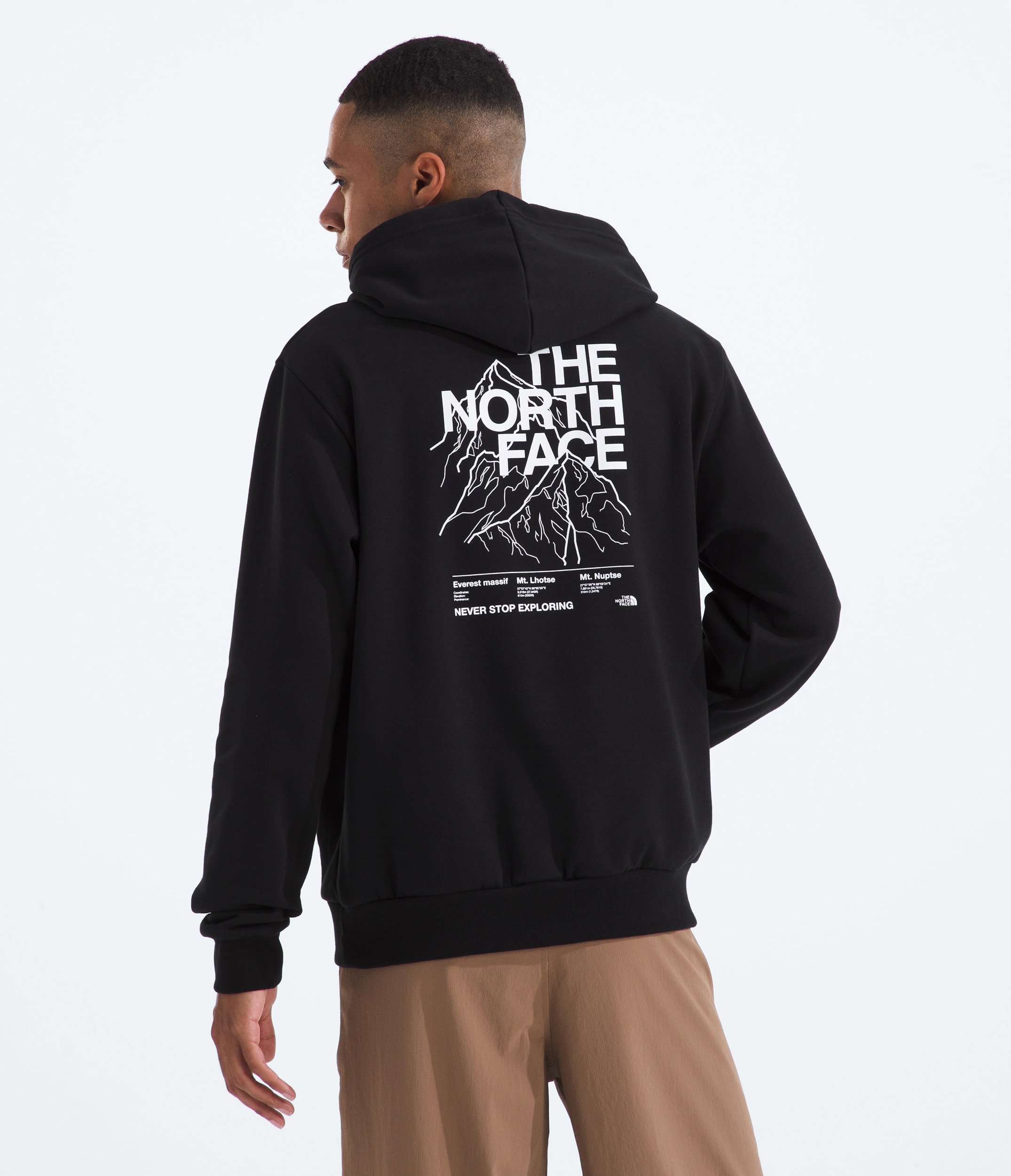 Mens Evolution Half Dome  HoodieGraphic TNF Main