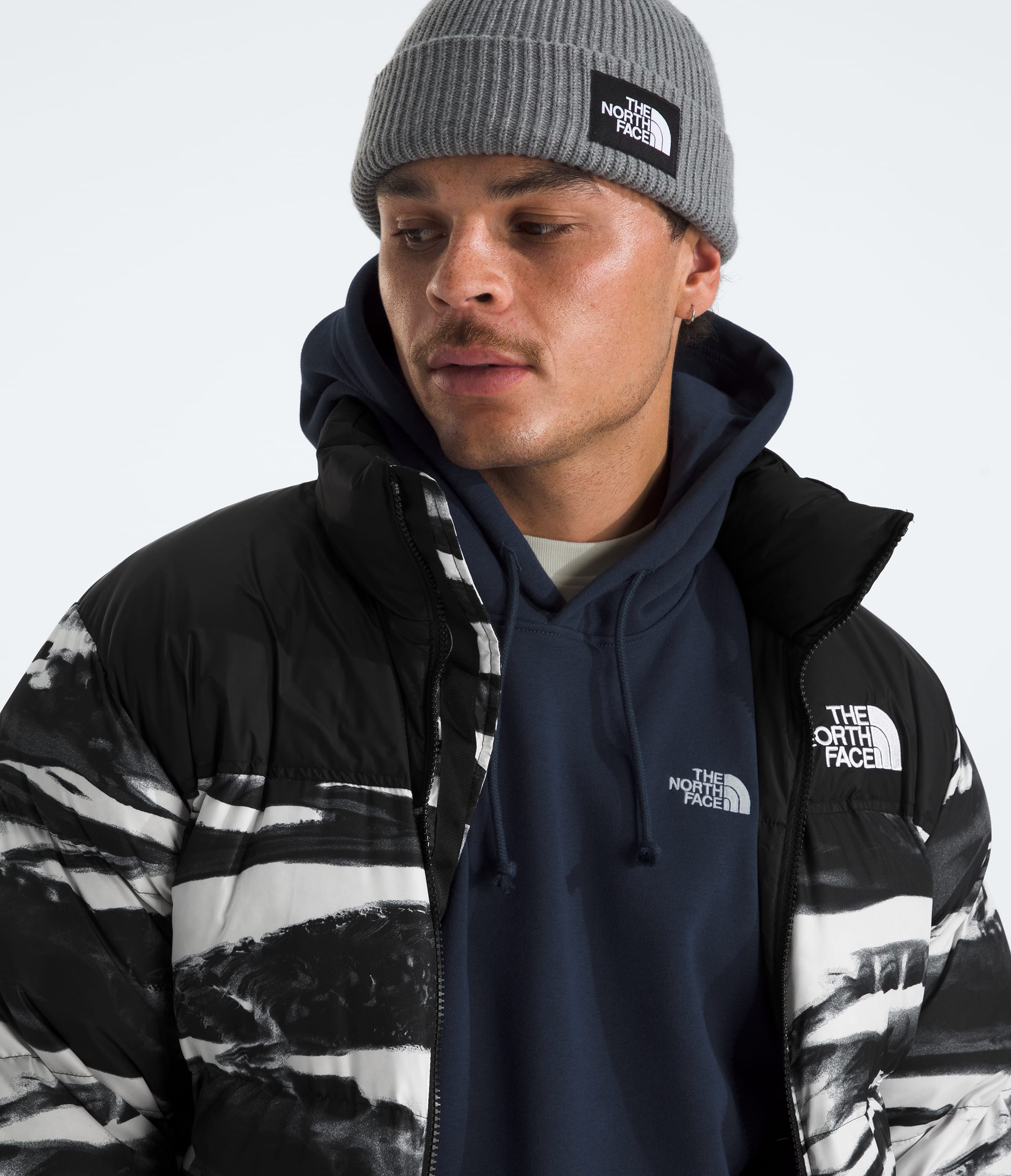 Mens Evolution Simple Dome Oversized Hoodie TNF Summit Navy HERO2