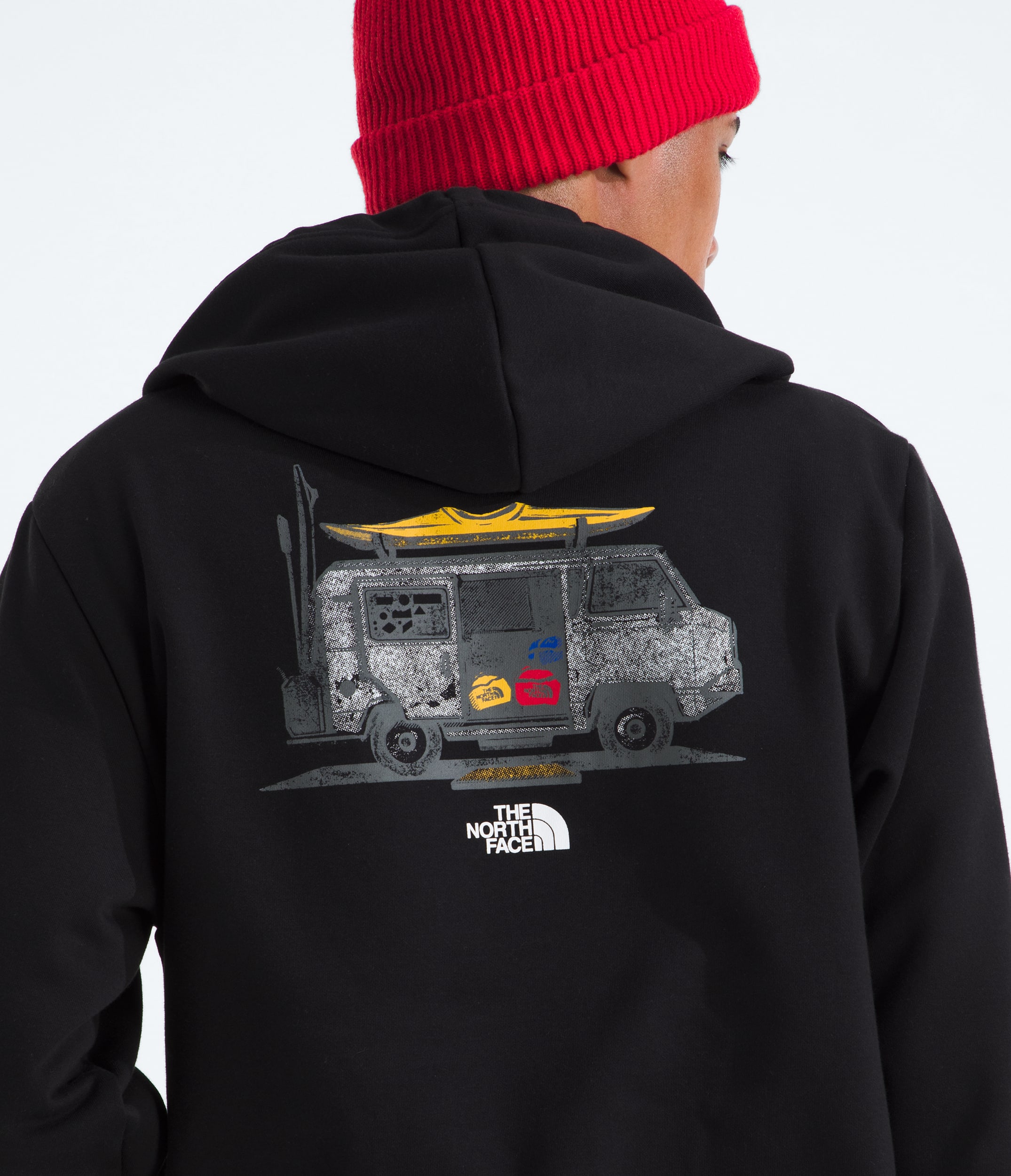 Mens Evolution Van Life HoodieGraphic TNF TNF Black HERO2