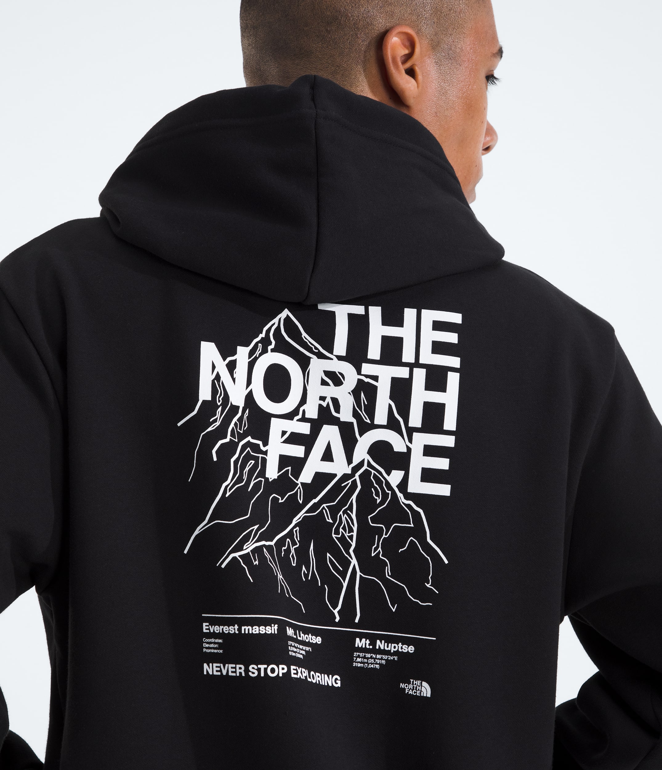 Mens Evolution Half Dome  HoodieGraphic TNF HERO2