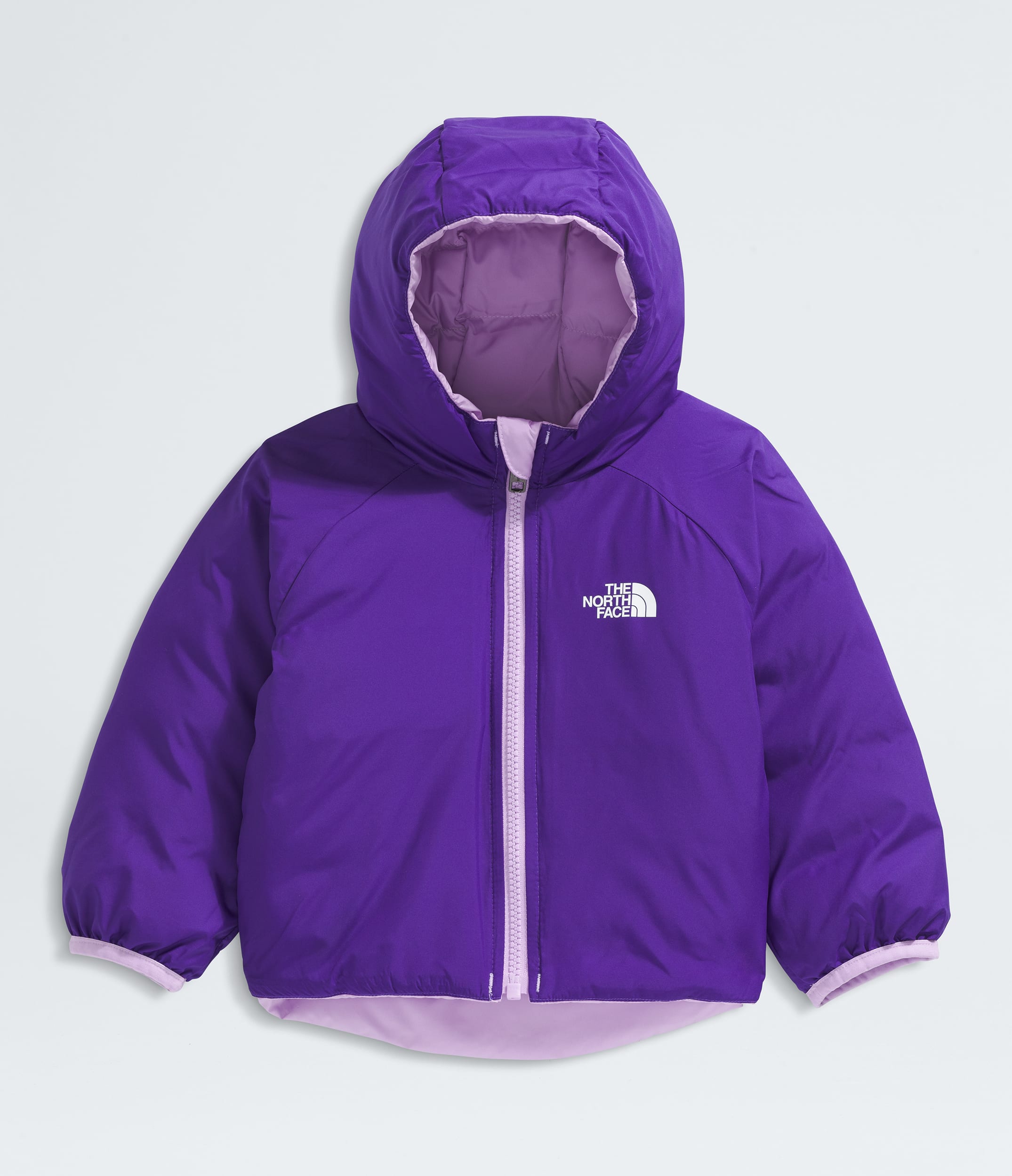 Baby Reversible Perrito Hooded Jacket TNF Lite Lilac HEROREV
