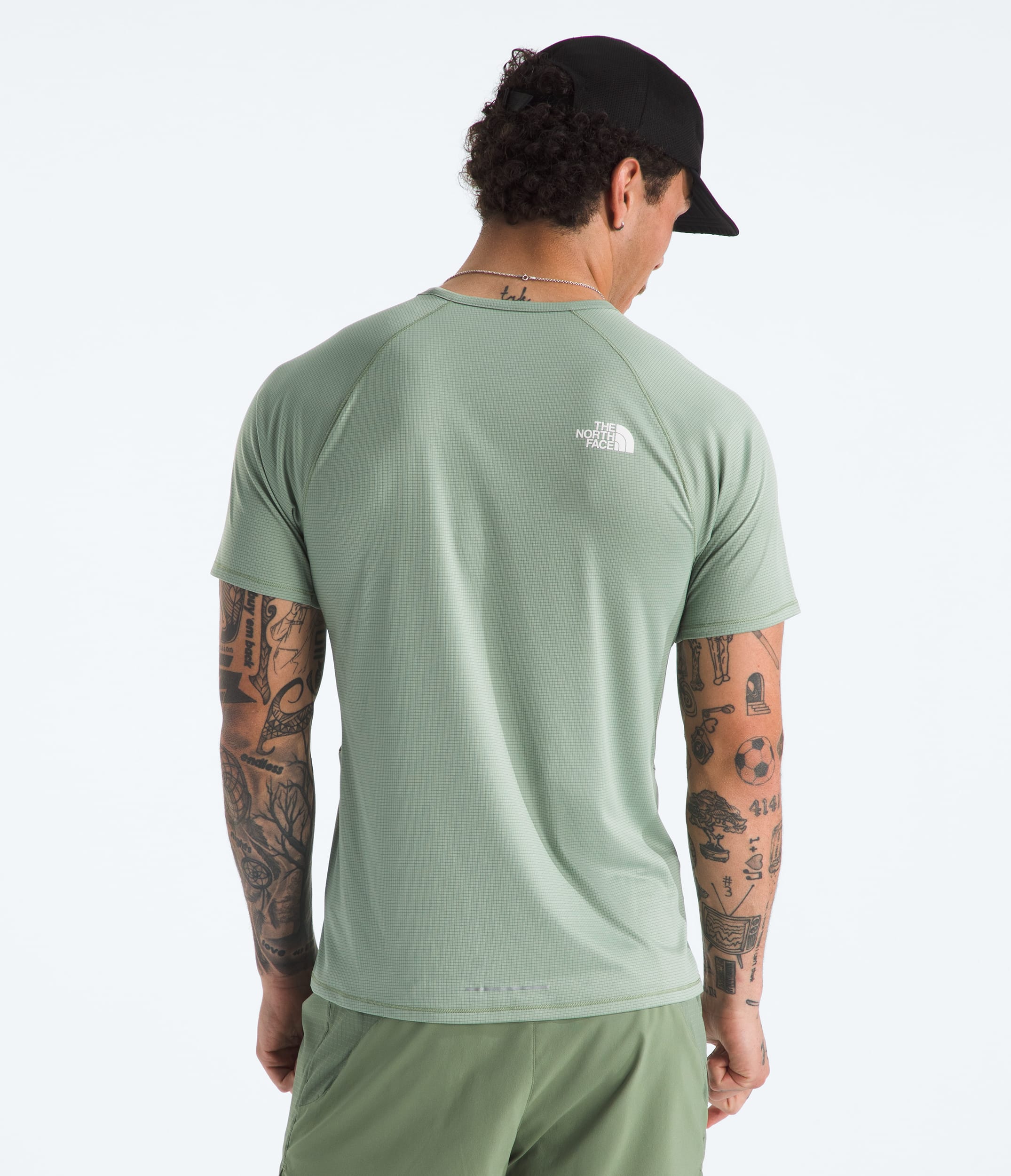 Mens Sunriser ShortSleeve TNF BACK