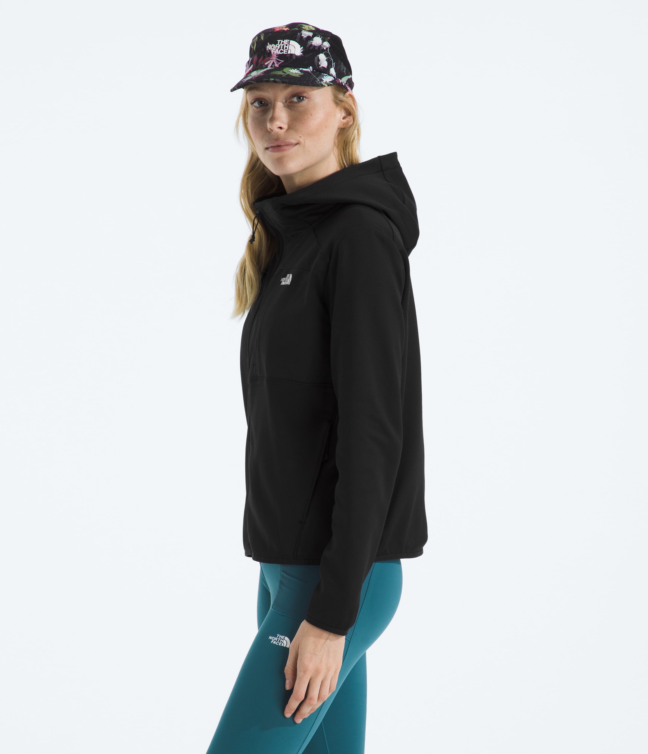 Chandail  capuchon en molleton TNF Performance  glissire pleine longueur pour femmes TNF MODEL34