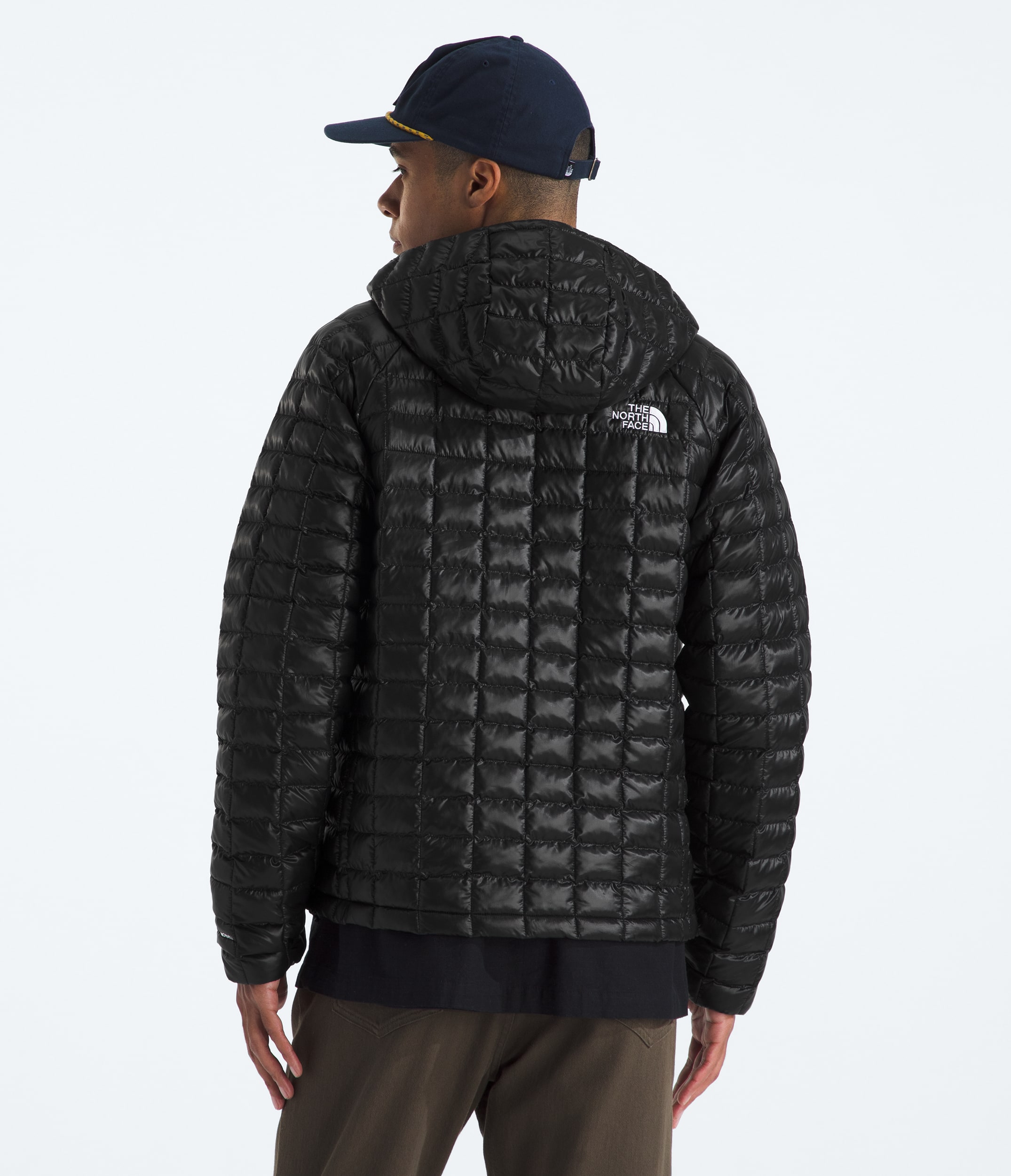 Mens THERMOBALL Hooded Jacket TNF BACK