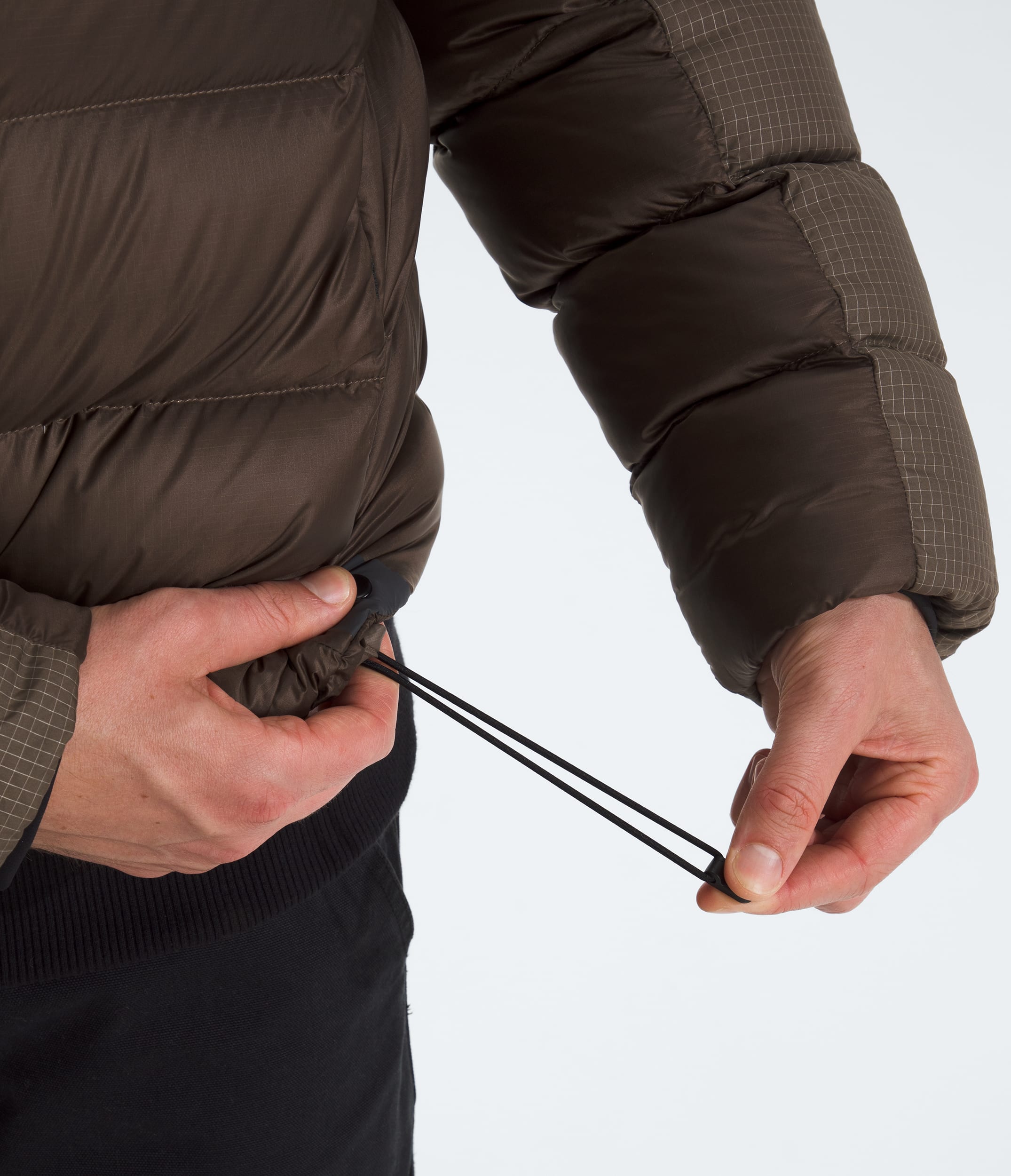 Mens TNF HKe Kalix Down Hooded Jacket TNF ALT2