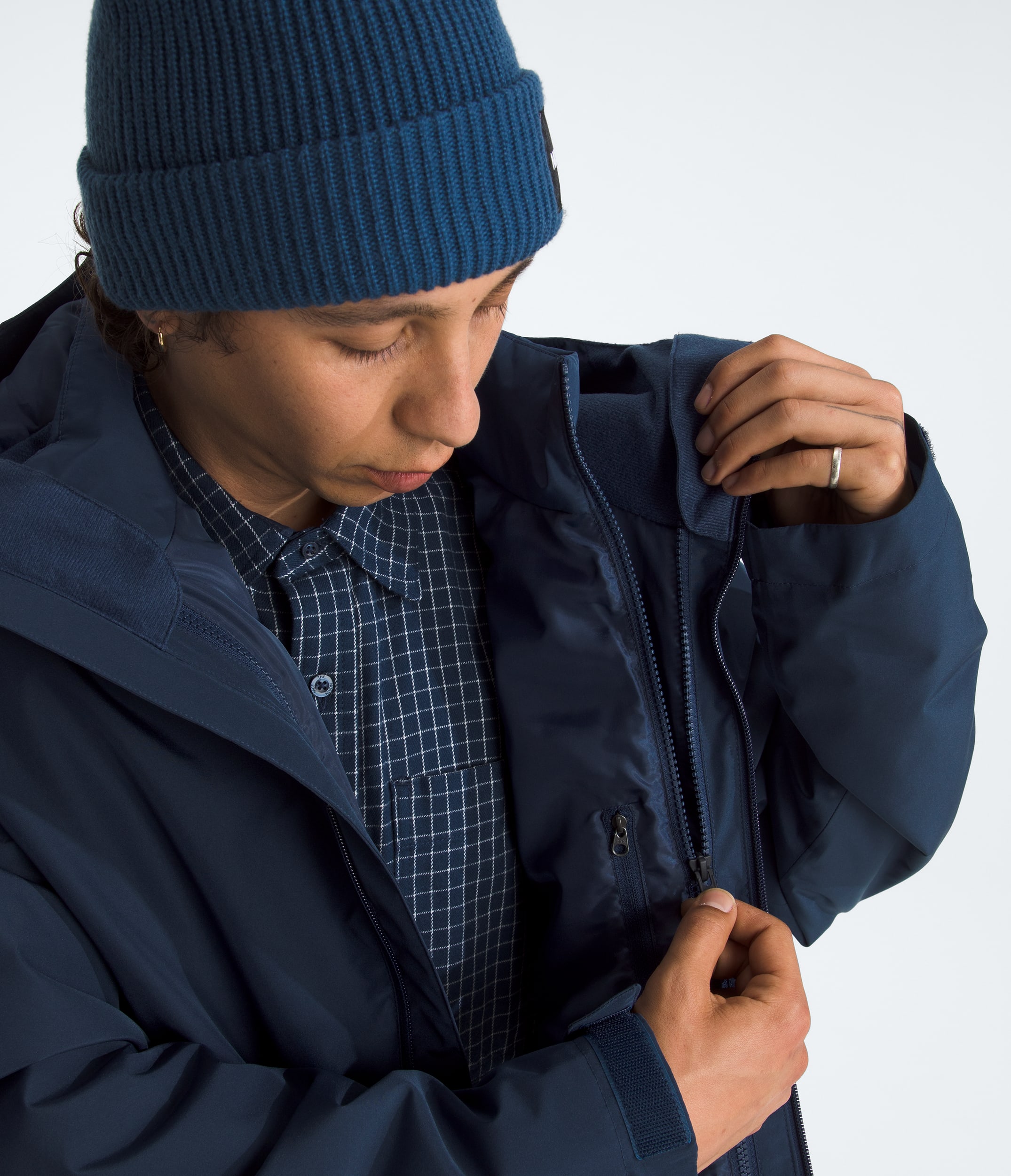 Mens Carto Mono Triclimate Hooded Jacket TNF MODELCLOSE3