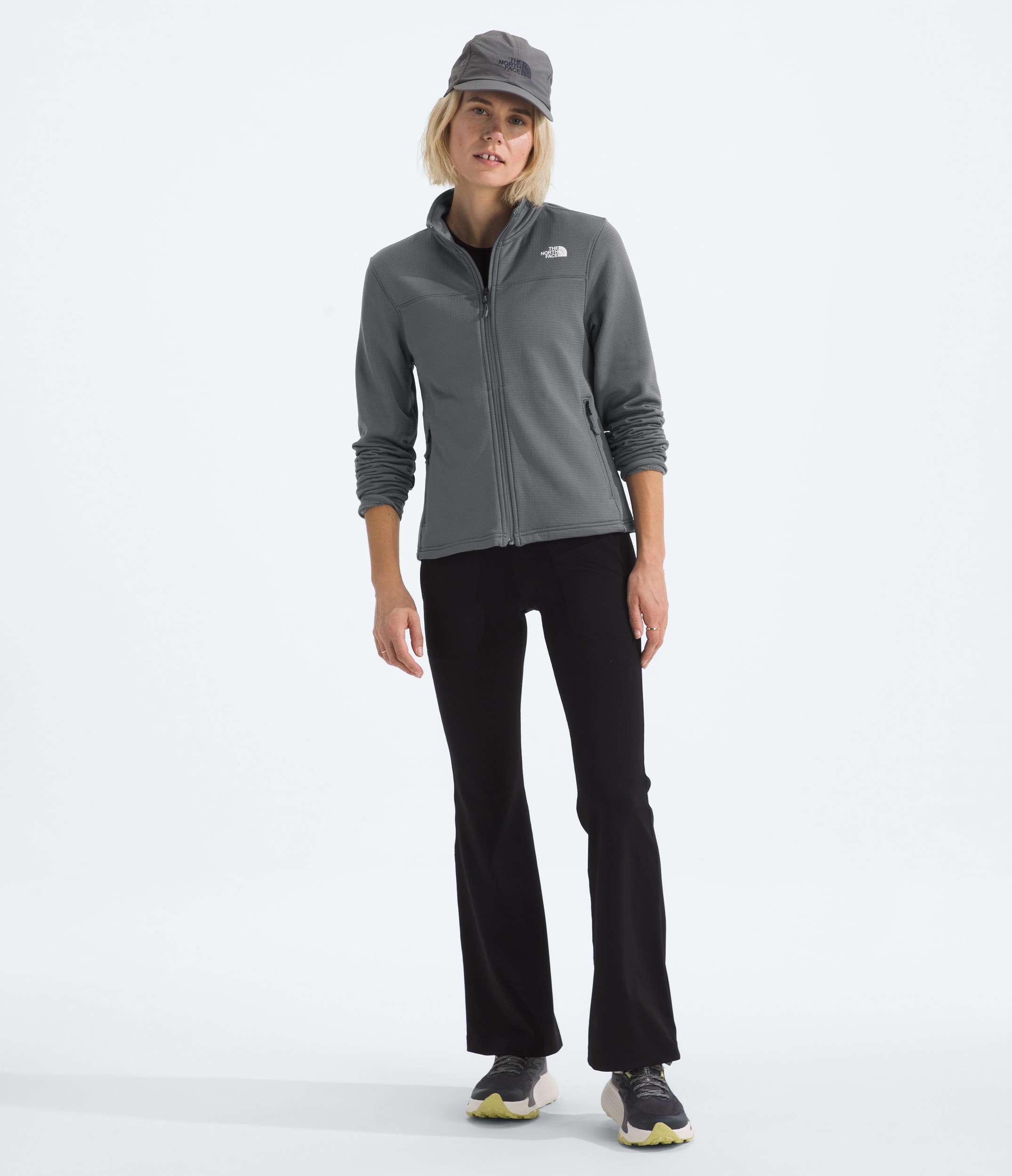 Manteau en molleton Cedar Trail Grid pour femmes TNF HERO2