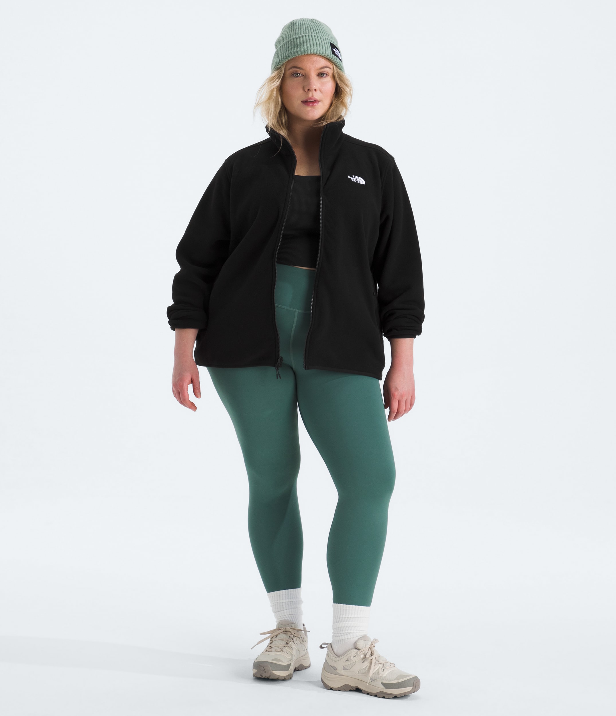 Womens Plus Glacier Fleece Jacket TNF HERO2