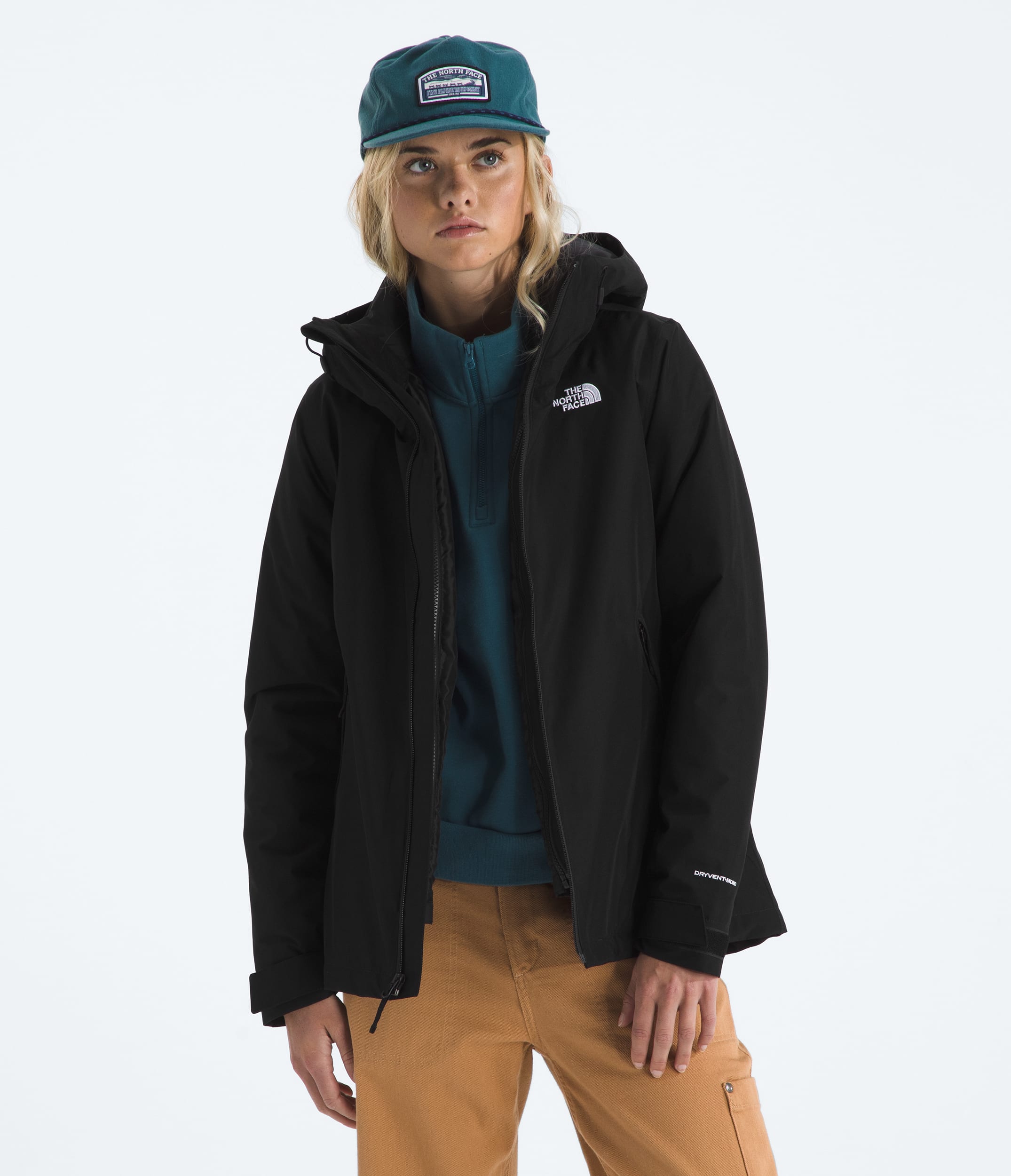 Womens Carto Mono Triclimate Hooded Jacket TNF HERO