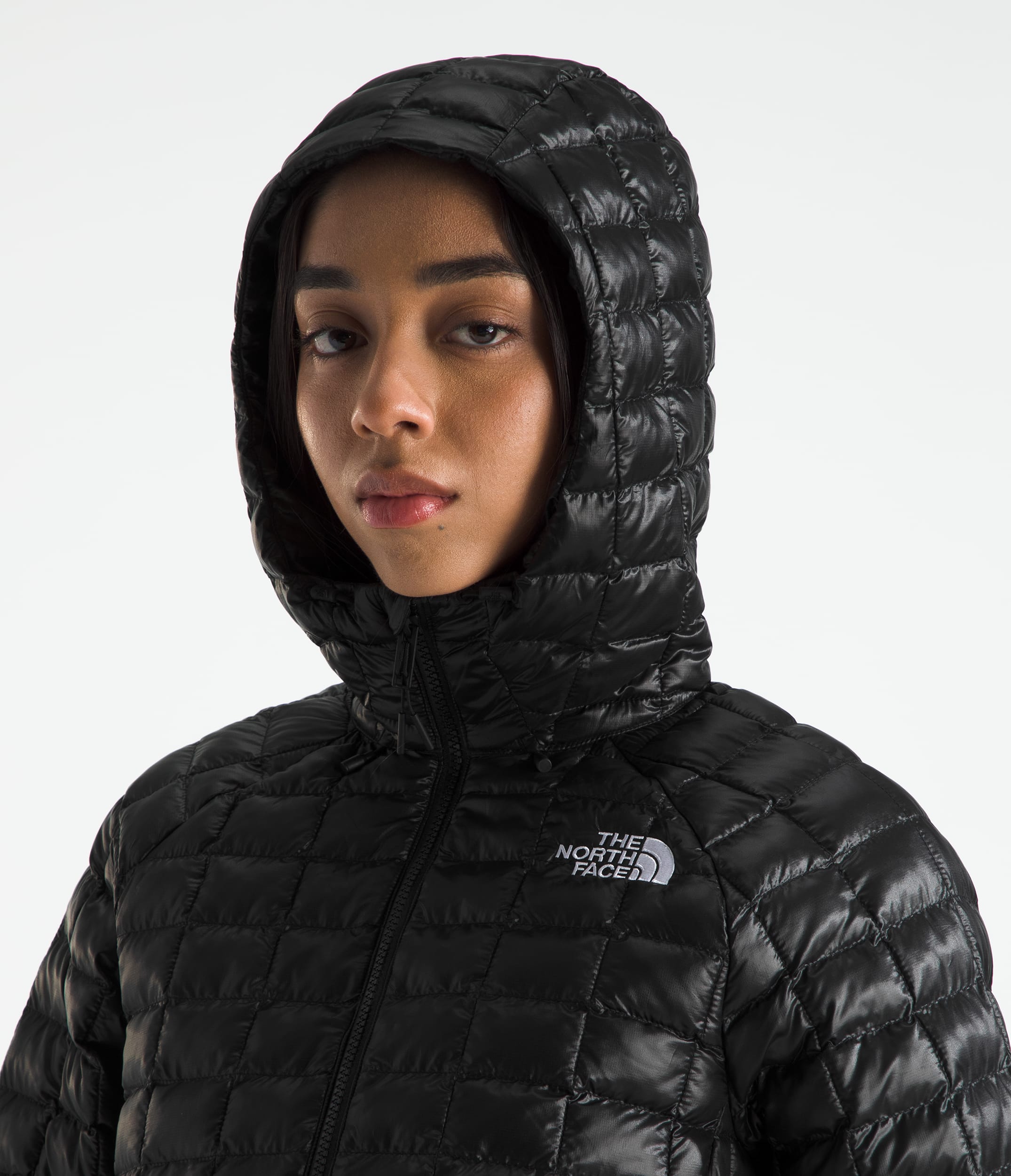 Womens THERMOBALL Hooded Jacket TNF MODELHOOD2