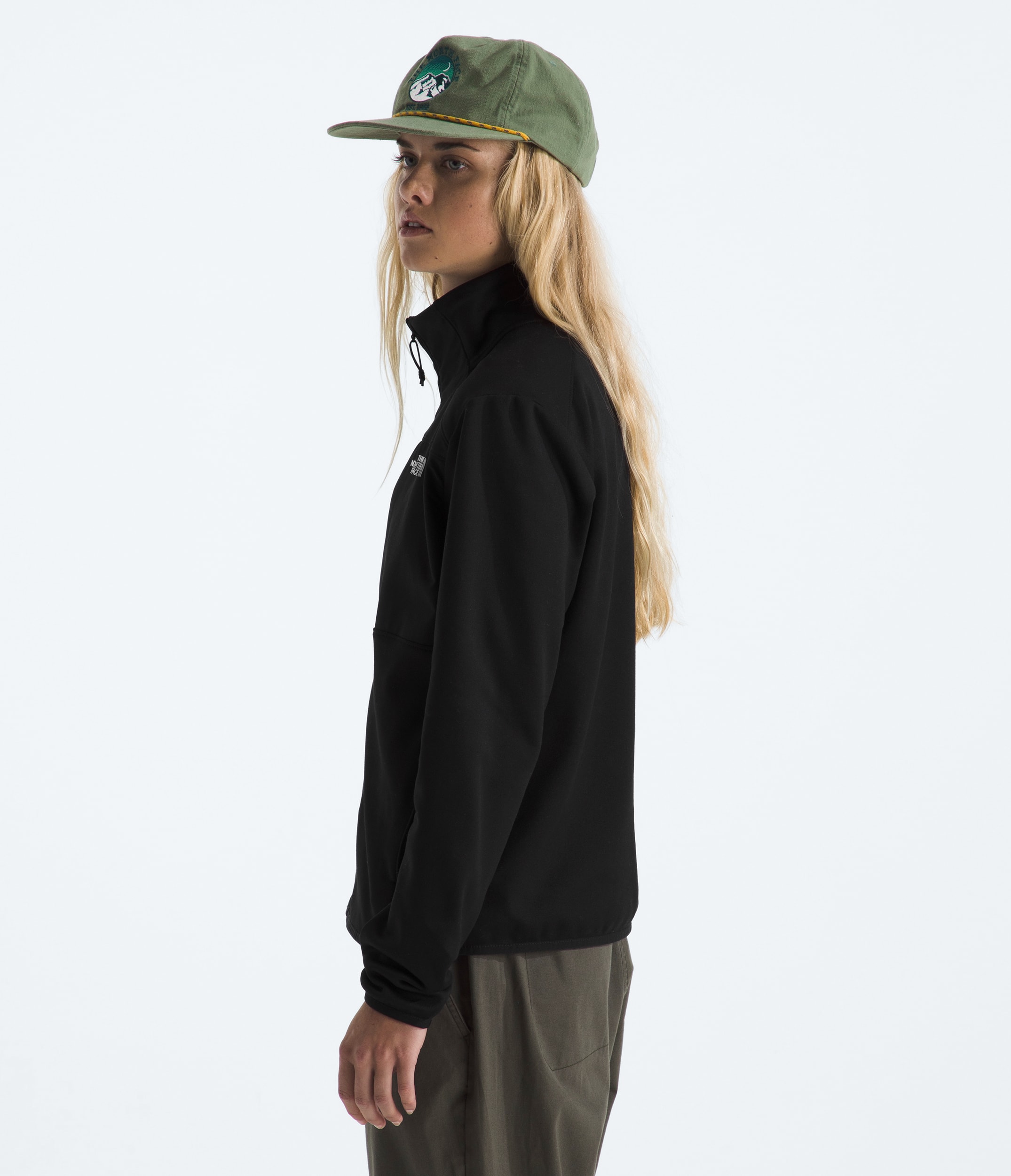 Womens TNF Performance Fleece FullZip Jacket TNF MODEL34