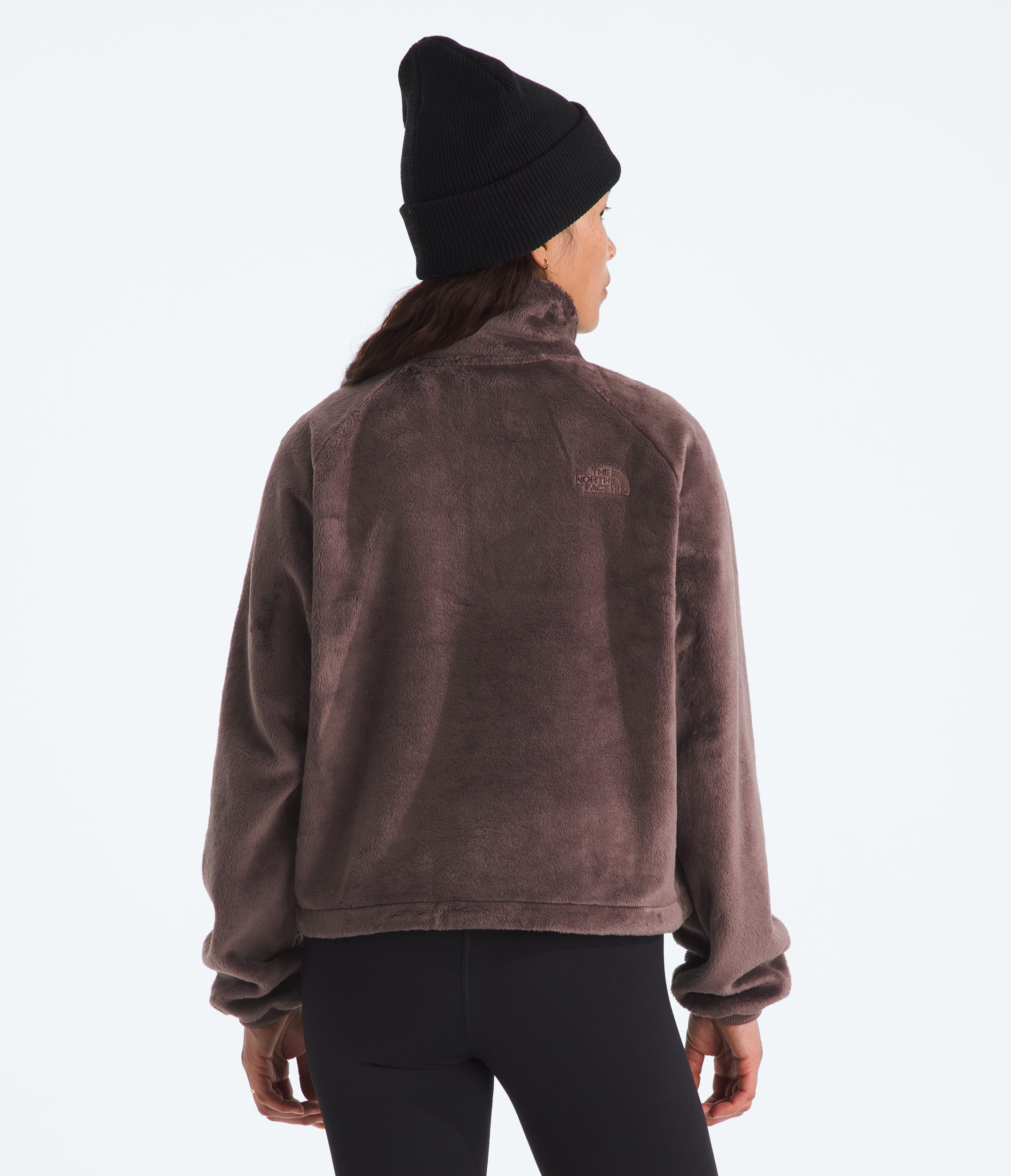 Womens Osito Lux Zip Jacket TNF BACK