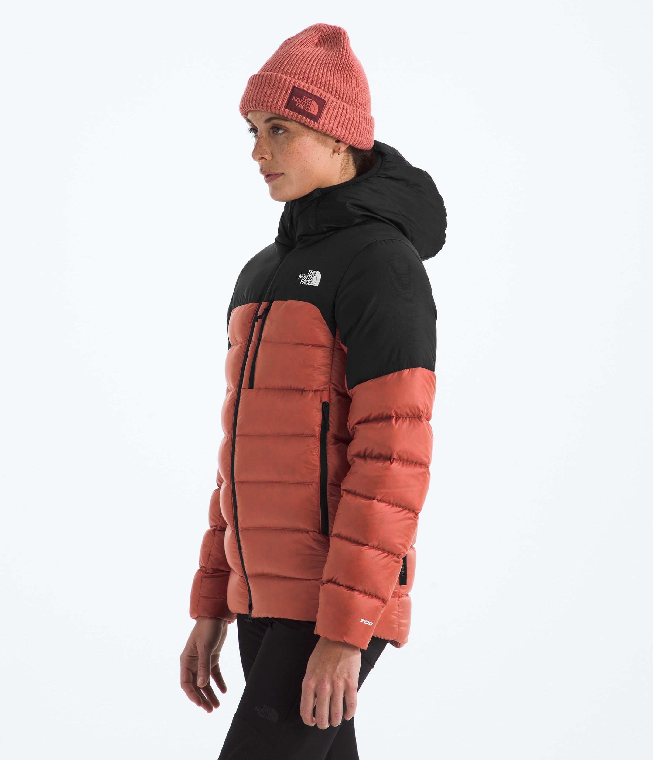 Womens Kalix Down Hoodie TNF MODEL34