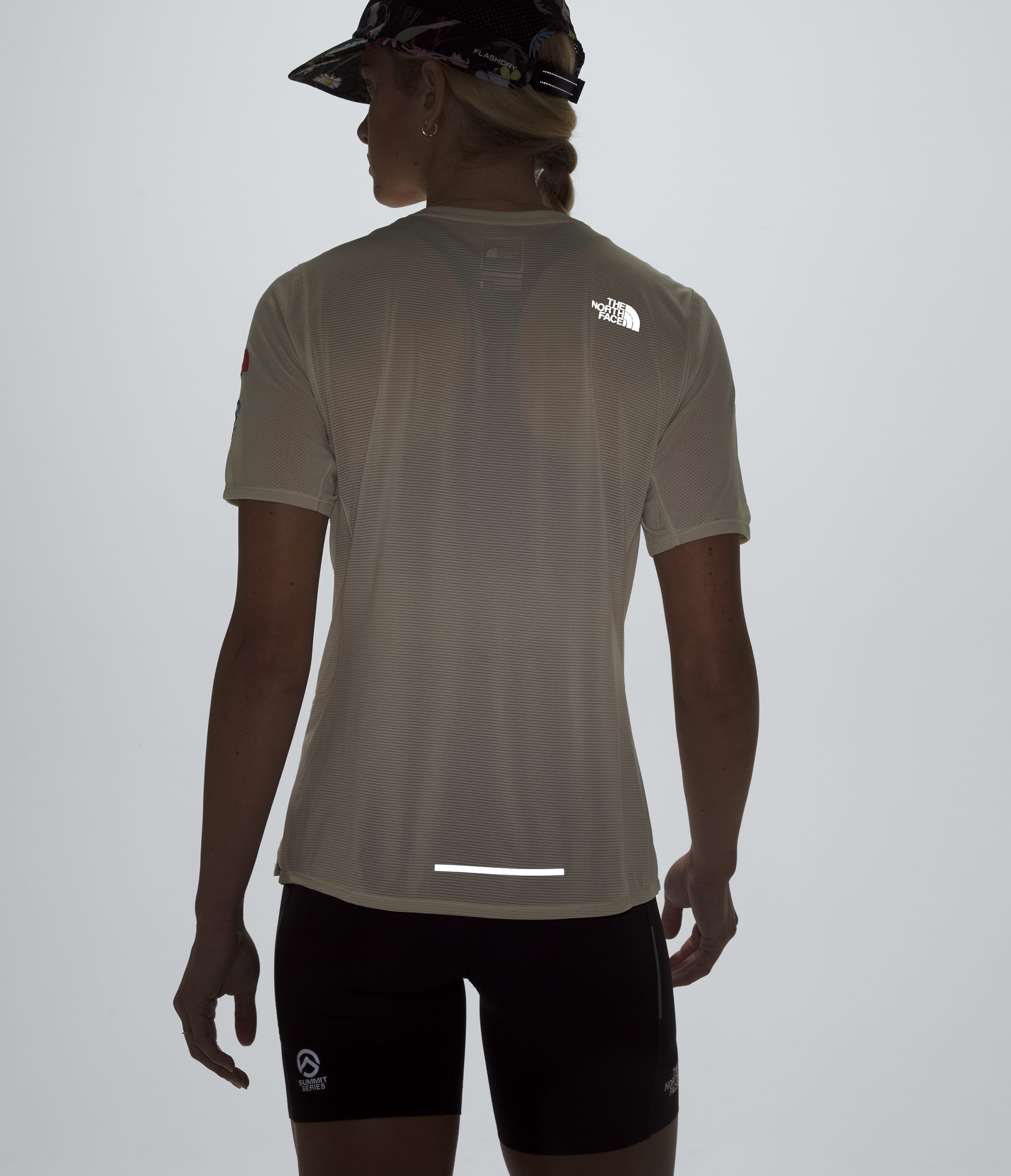 Womens Summit Series High Trail ShortSleeveGraphic TNF MODELALT3