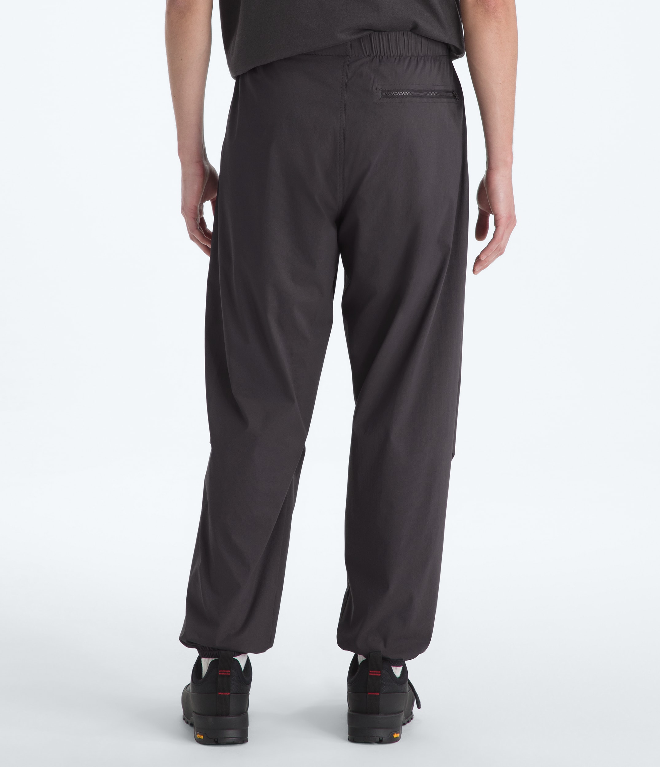 TNF Red Box Packable Wind Pants TNF Obsidian BACK