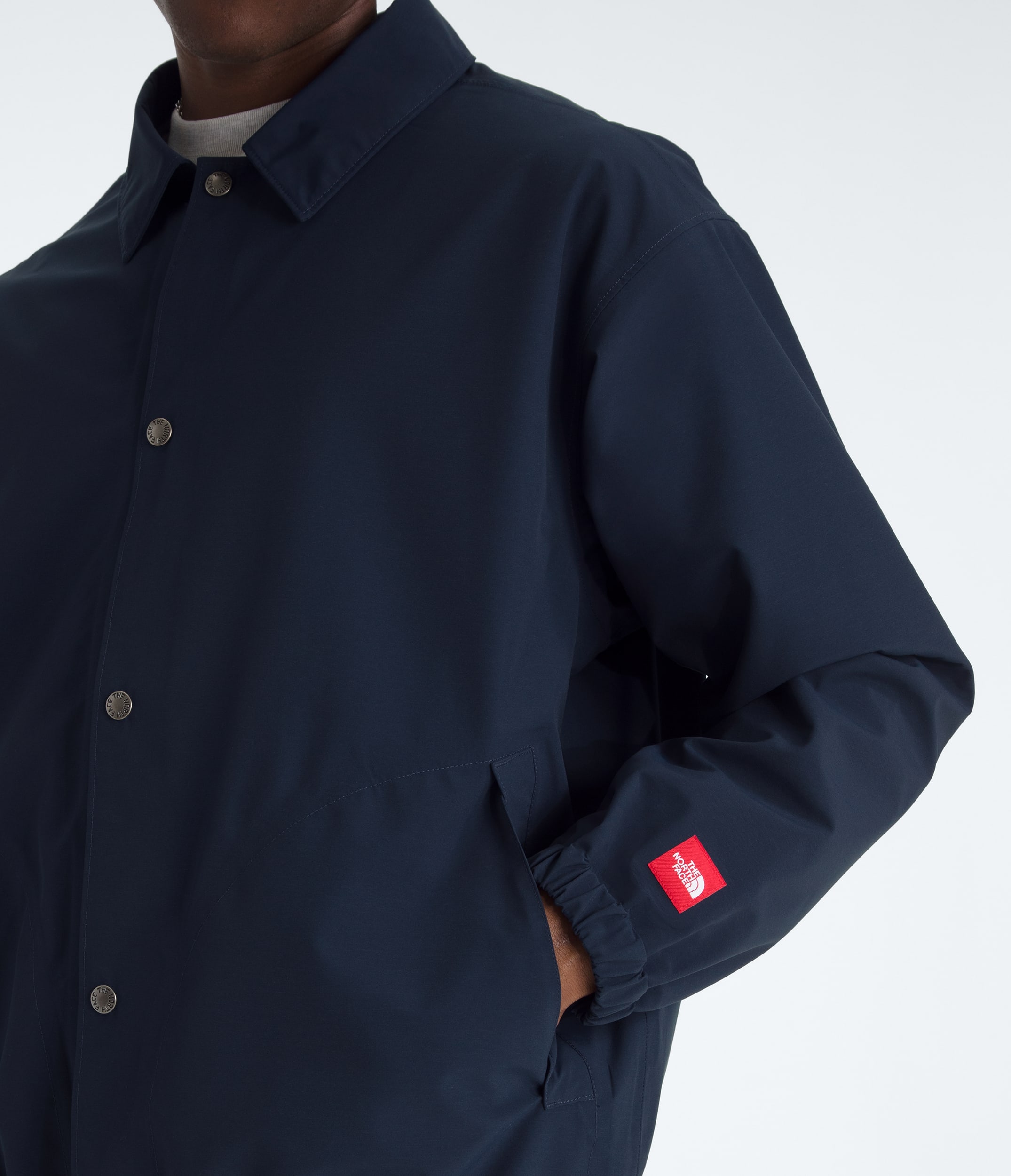 TNF Red Box Coaches Jacket TNF ALT1