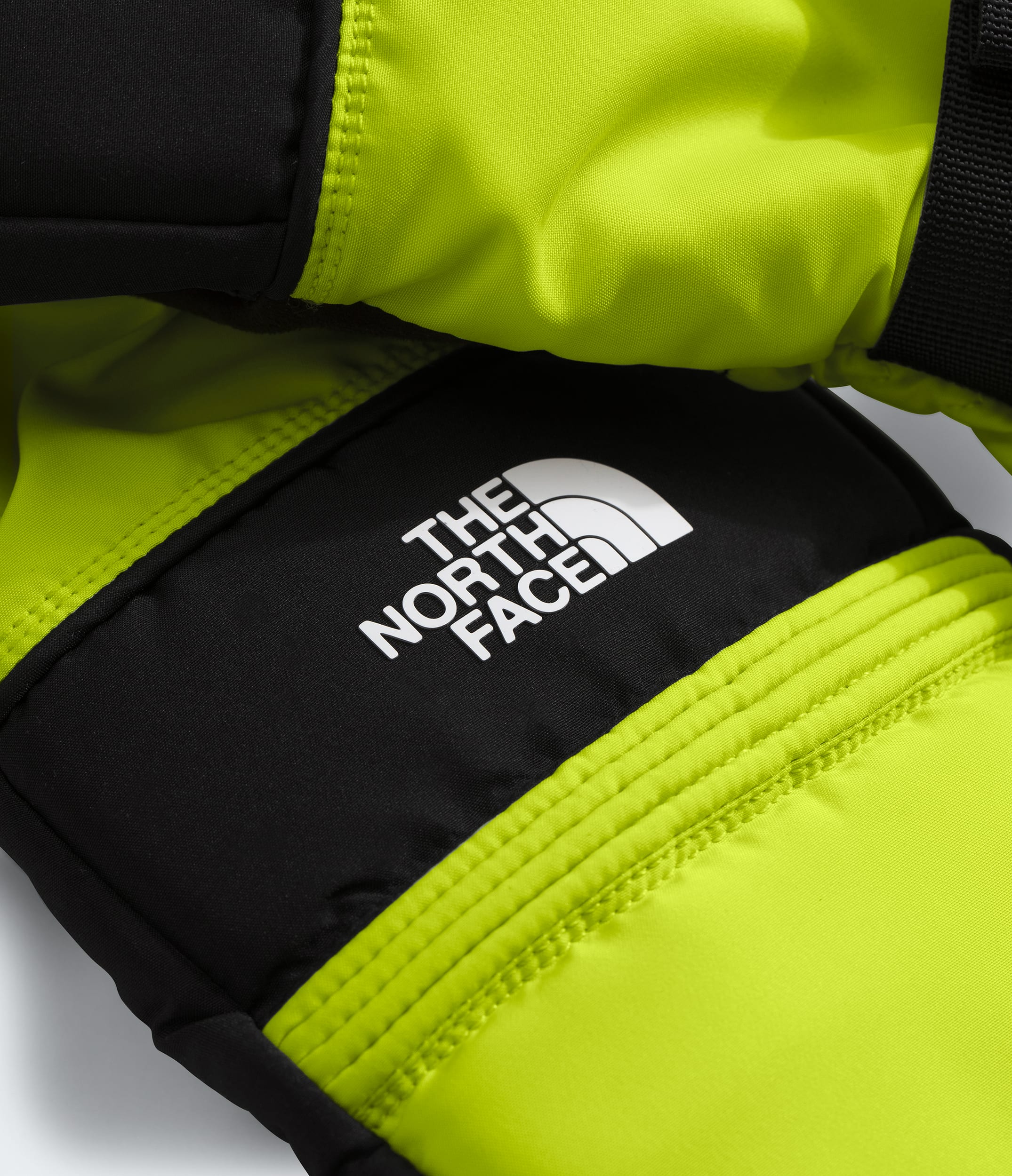Mens Montana Ski Mitts TNF Fizz Lime DETAIL3