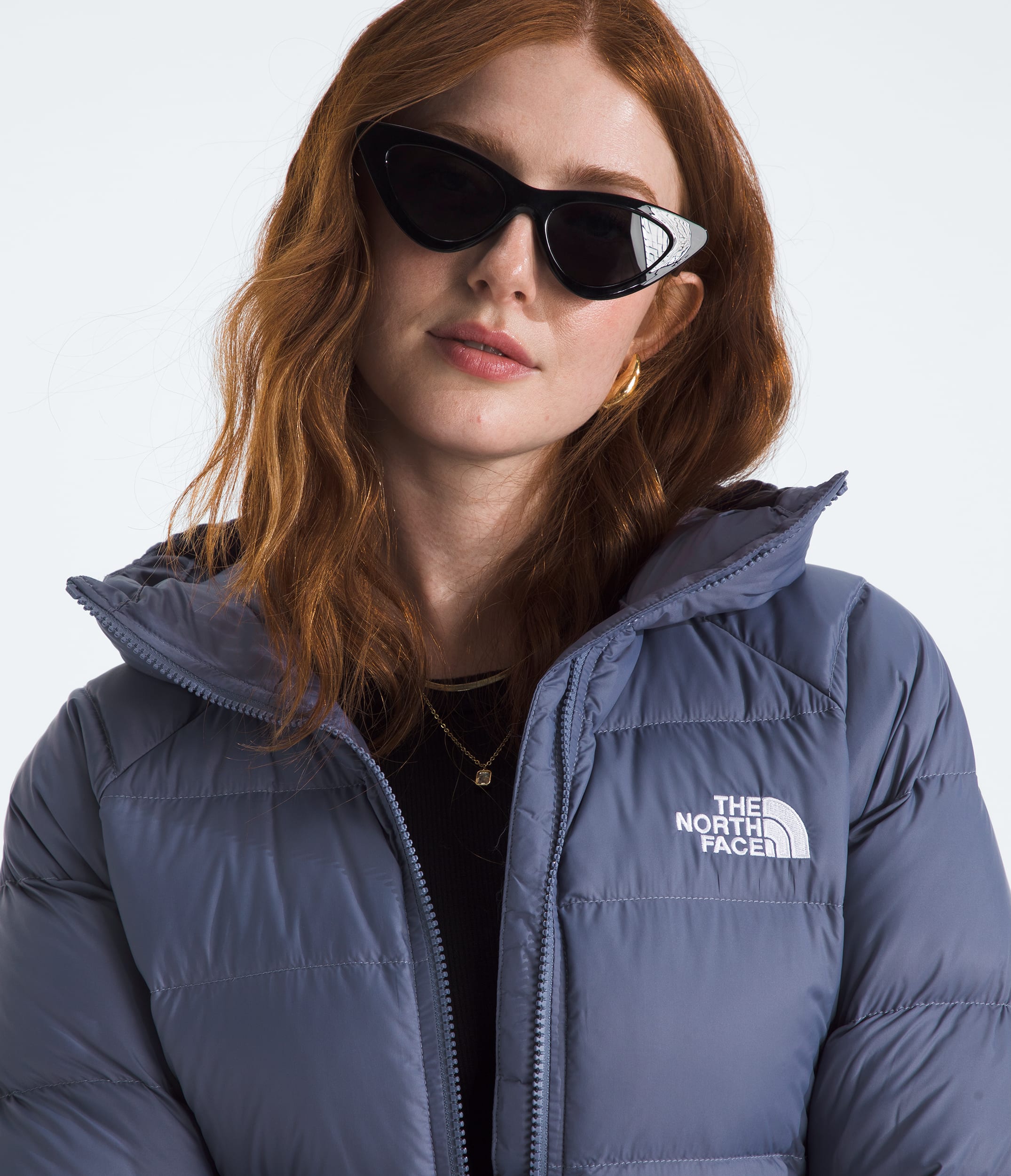 Womens Hydrenalite Down Hoodie TNF Twilight Galaxy HERO3