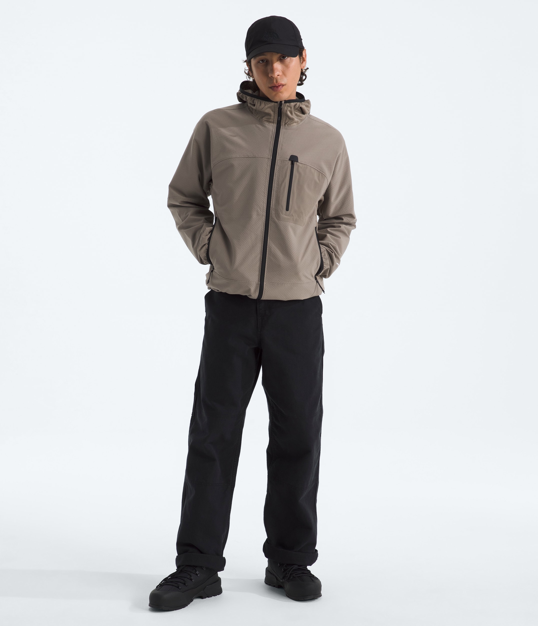 Mens TNF HKe Tek Approach Jacket TNF HERO2