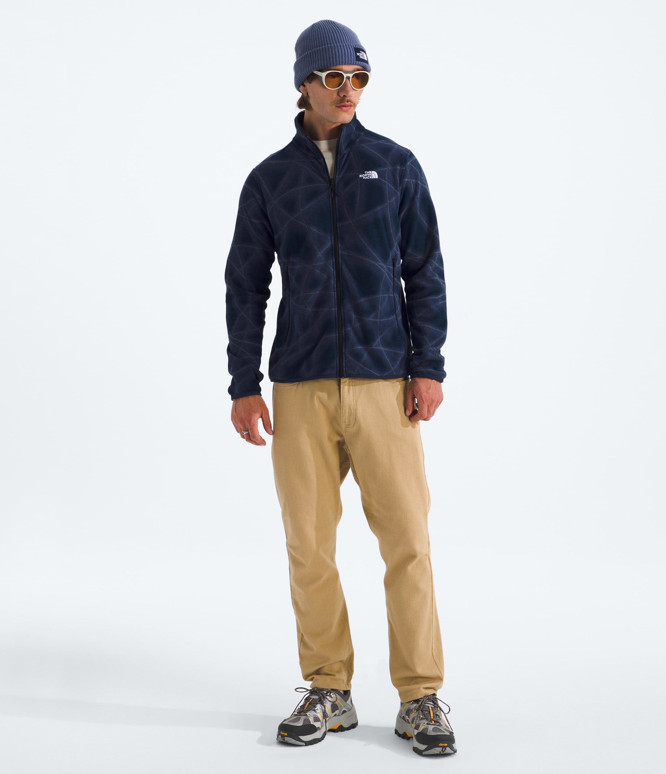 Mens Glacier Fleece JacketPrint TNF HERO2