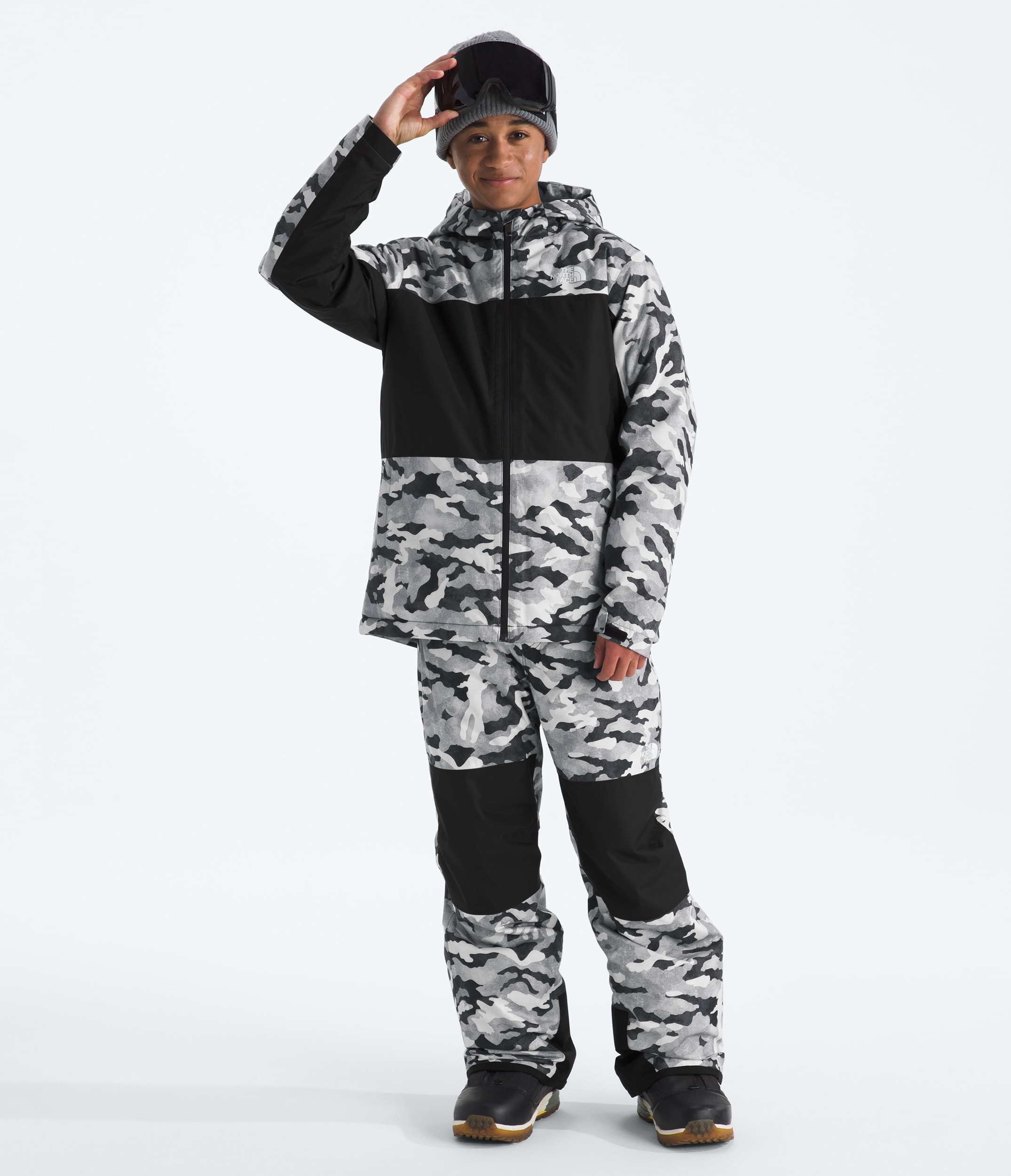 Manteau isol Freedom pour garons imprim TNF HERO2