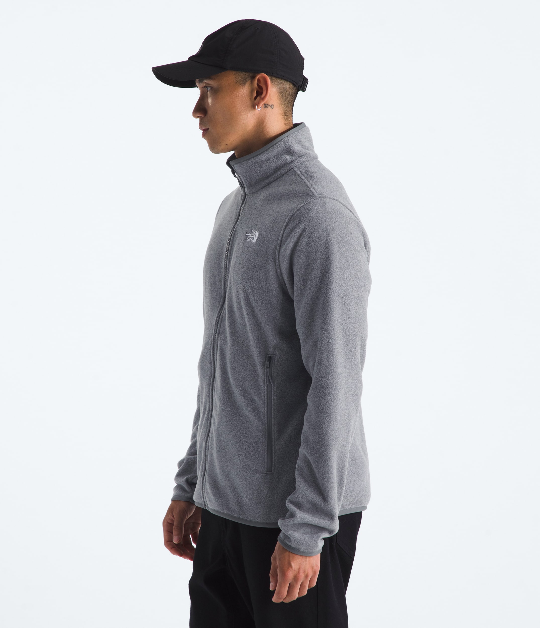Mens Glacier Fleece Jacket TNF MODEL34