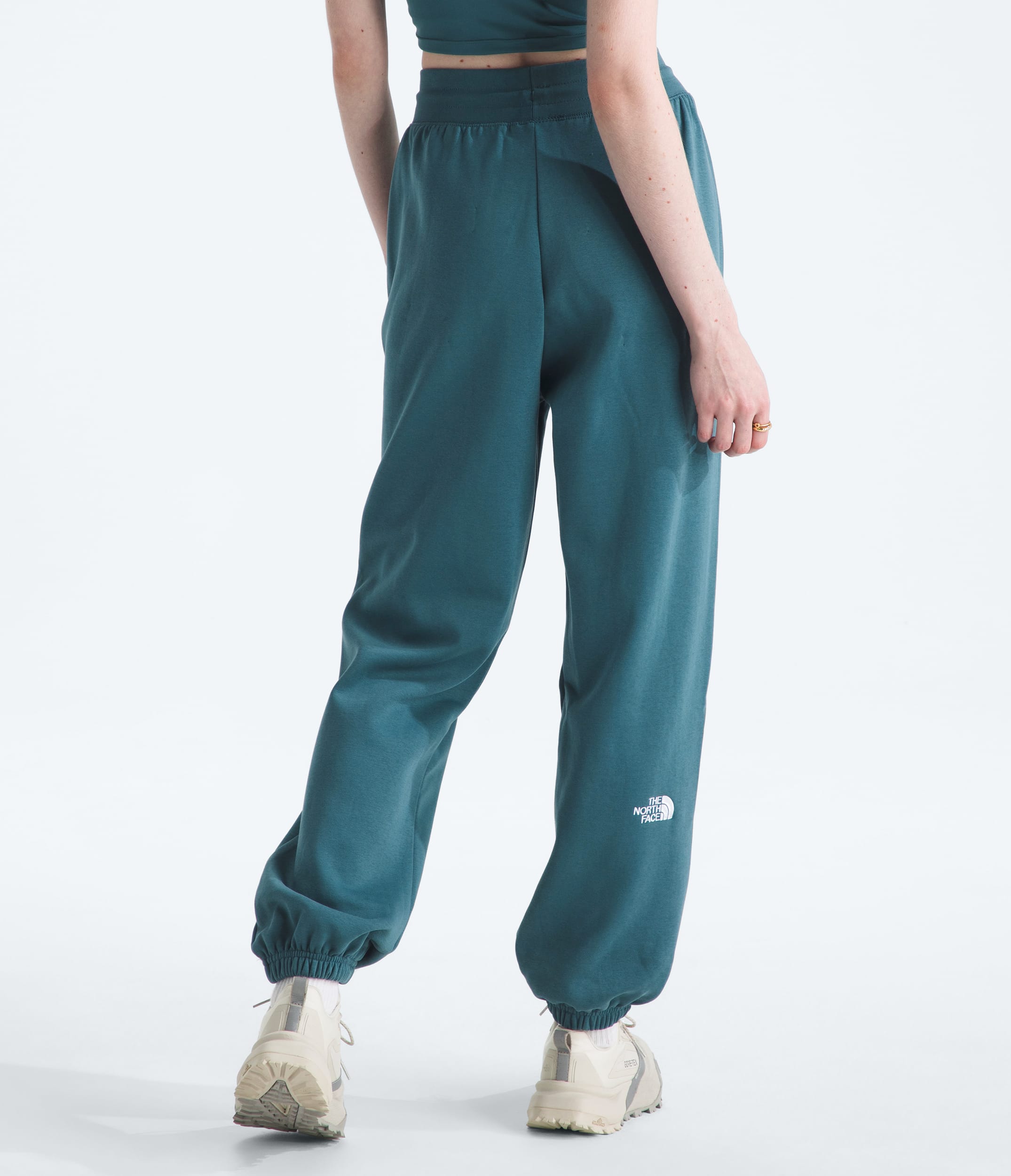 Womens Essential Relaxed Straight Joggers TNF BACK
