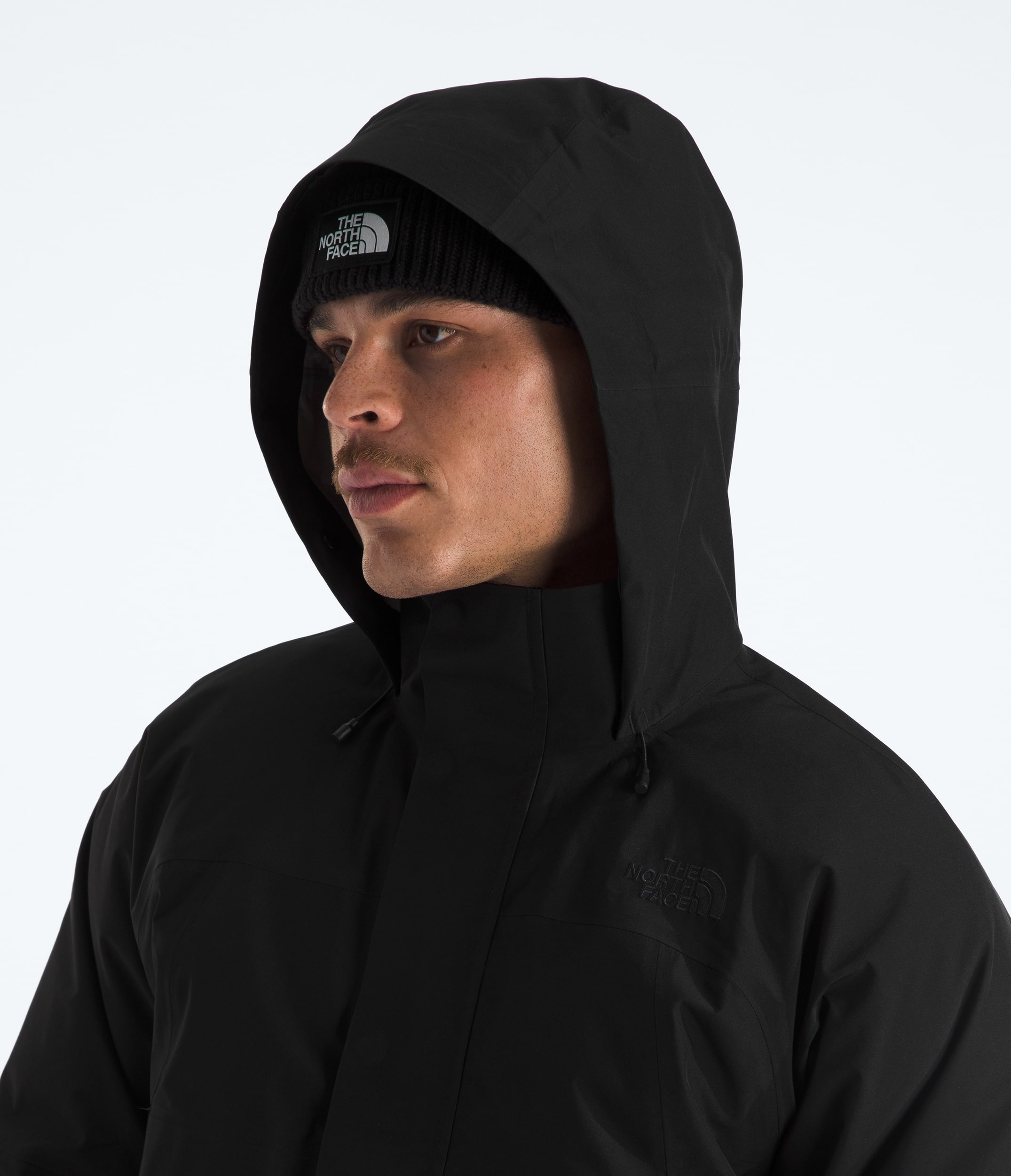 Mens Expedition GORETEX 3In1 Down Hooded Parka TNF MODELHOOD2