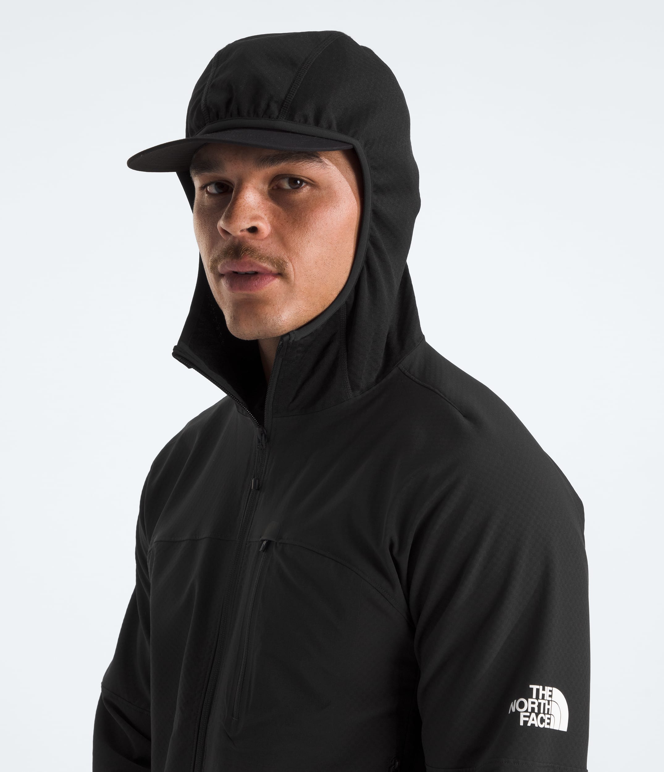 Mens TNF HKe Tek Approach Jacket TNF MODELHOOD2